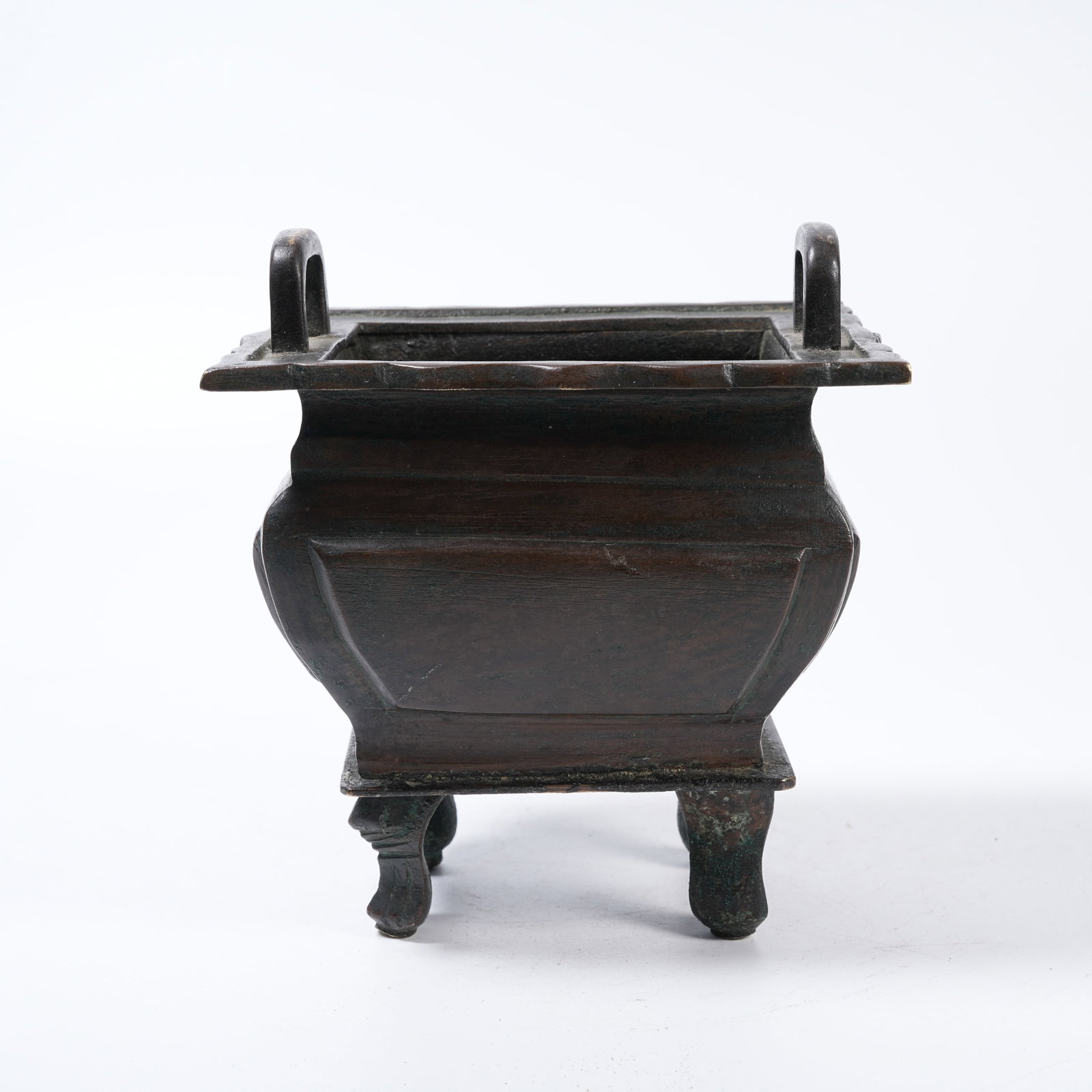 A BRONZE DING-STYLE CENSER (1 of 9)
