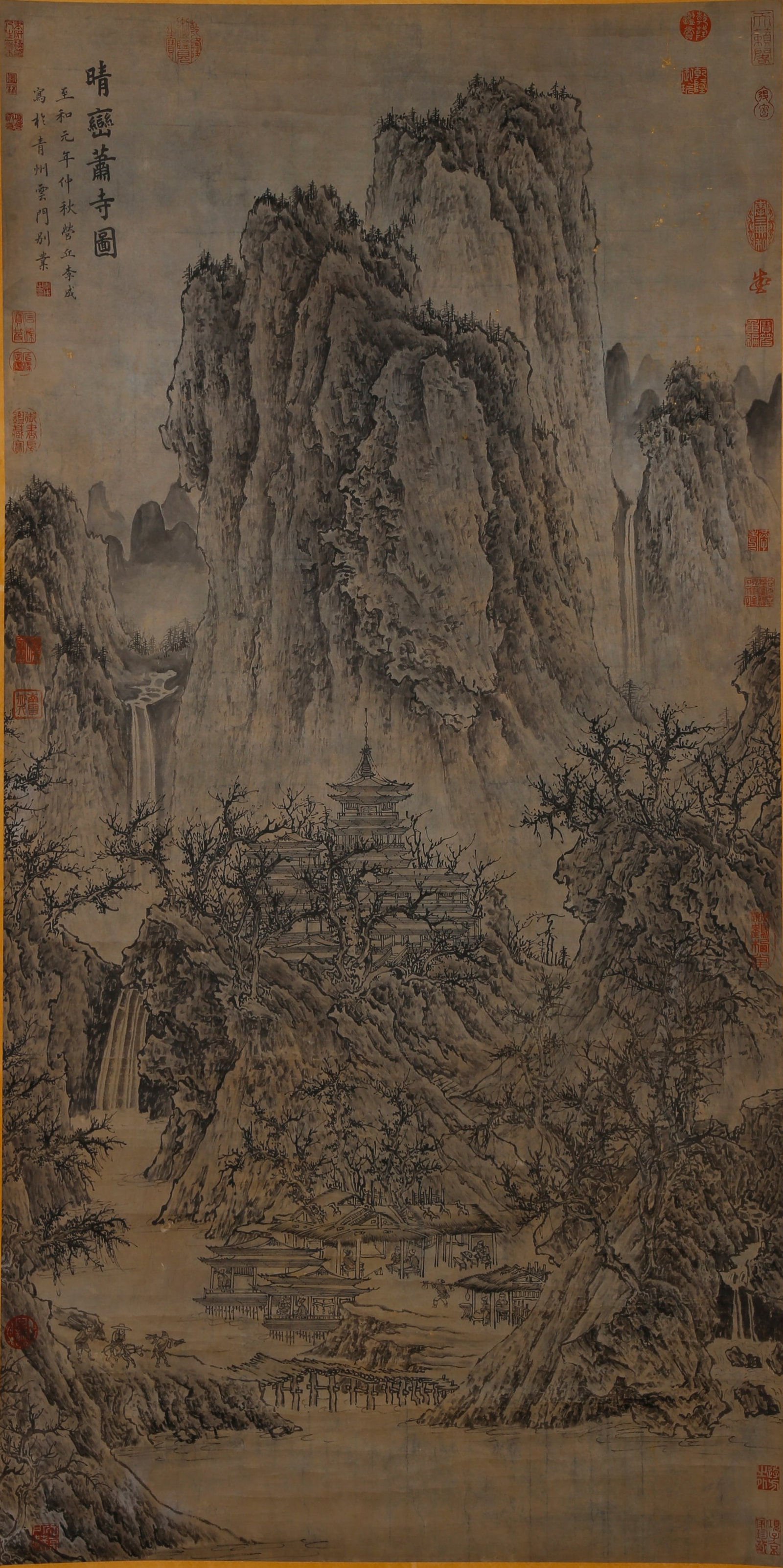 A LANDSCAPE PAINTING ON PAPER BY LI CHENG.李成 (1 of 10)