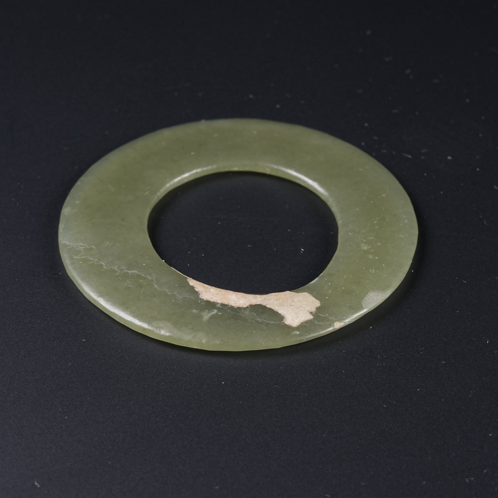 A ANCIENT JADE RING - 4