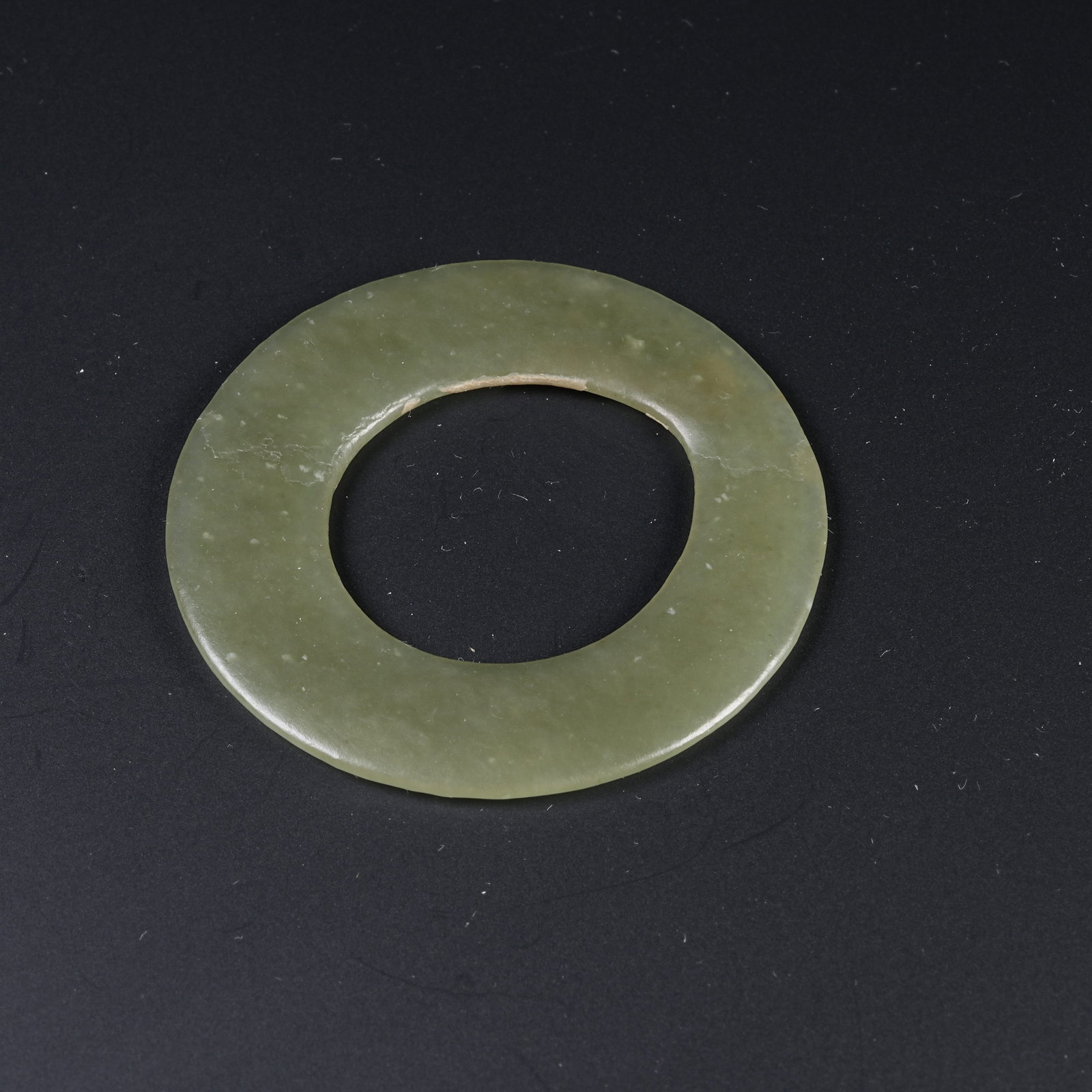 A ANCIENT JADE RING - 9