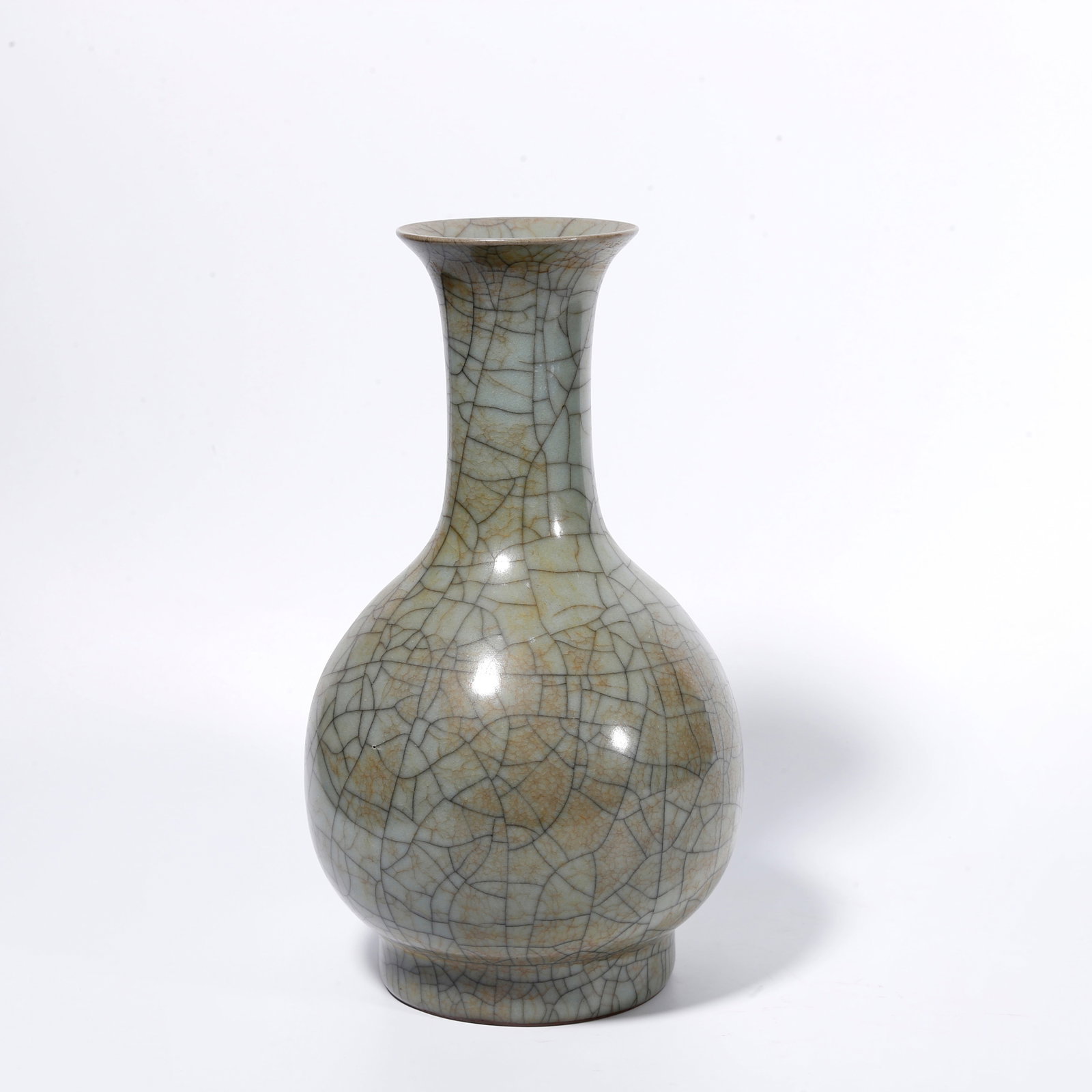 A OFFICIAL KILN DECORATIVE VASE: Official Kiln Decorative Vase