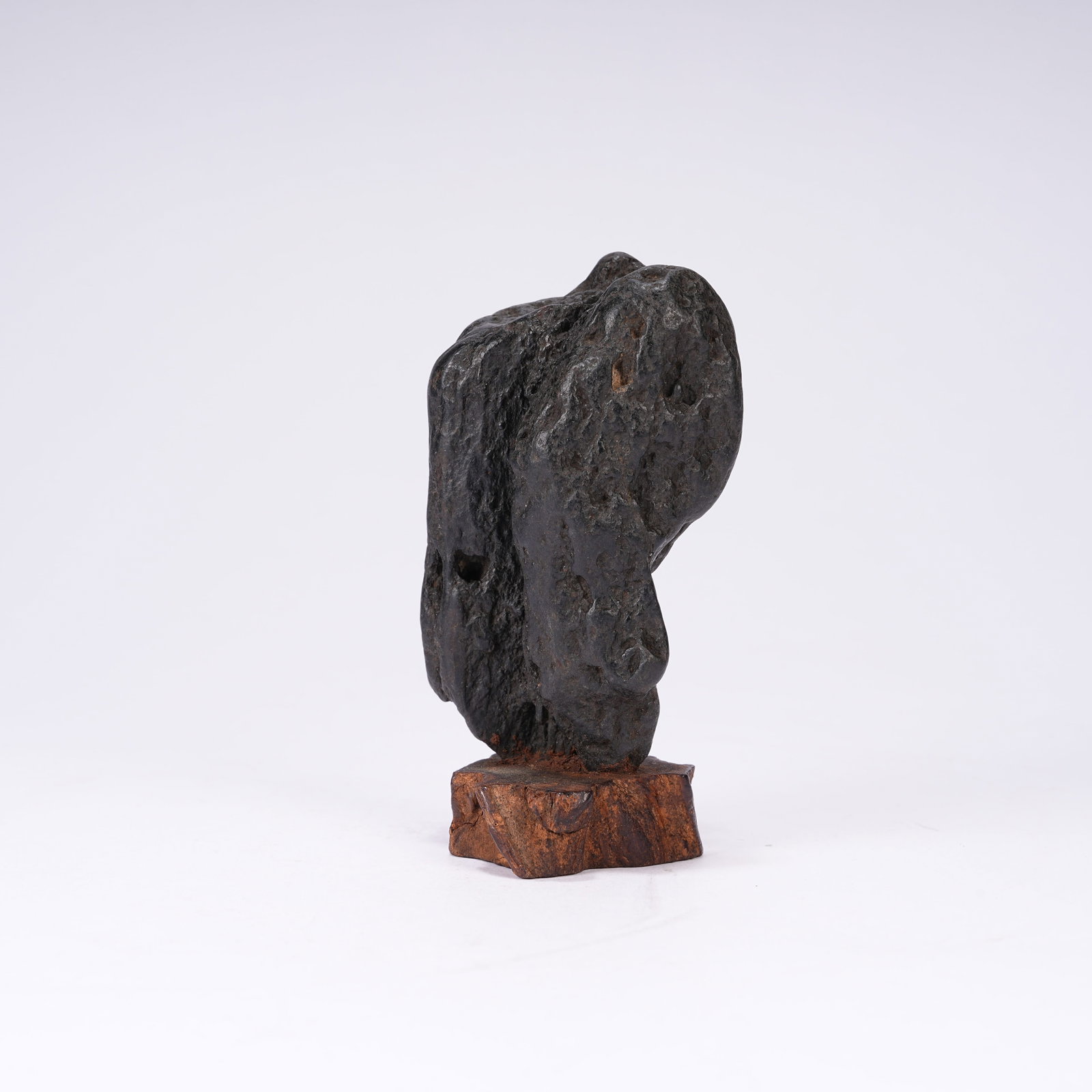 A DUAN STONE BOULDER ORNAMENT: Duan Stone Boulder Ornament