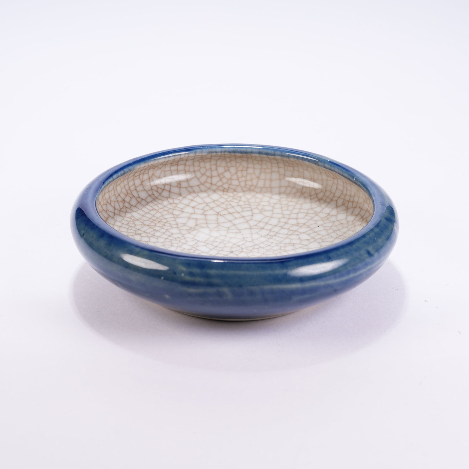 A BLUE GLAZE WATER WASHER (1 of 9)