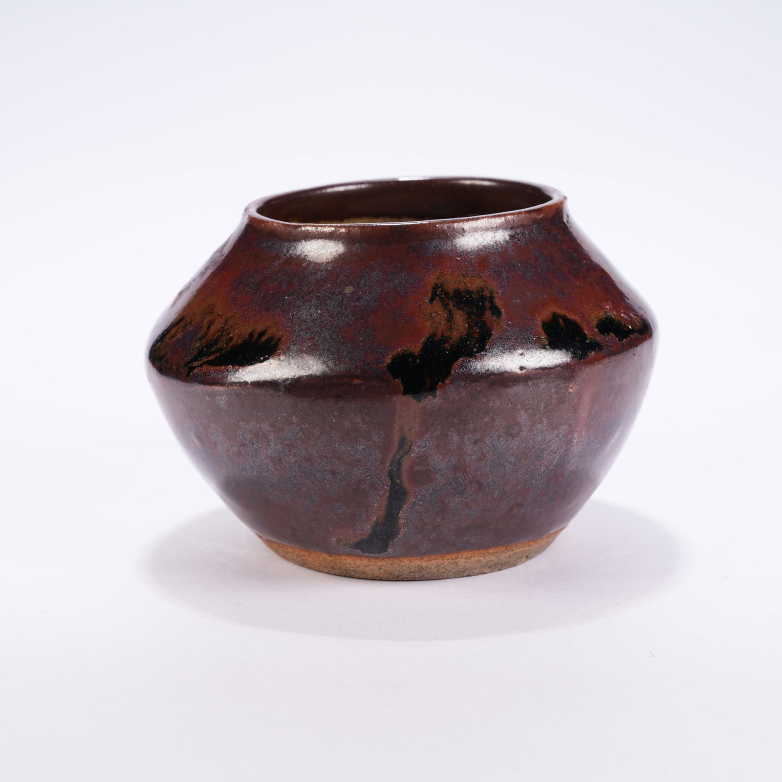 A FLAMBE GLAZE WATER VESSEL: Flambe Glaze Water Vessel