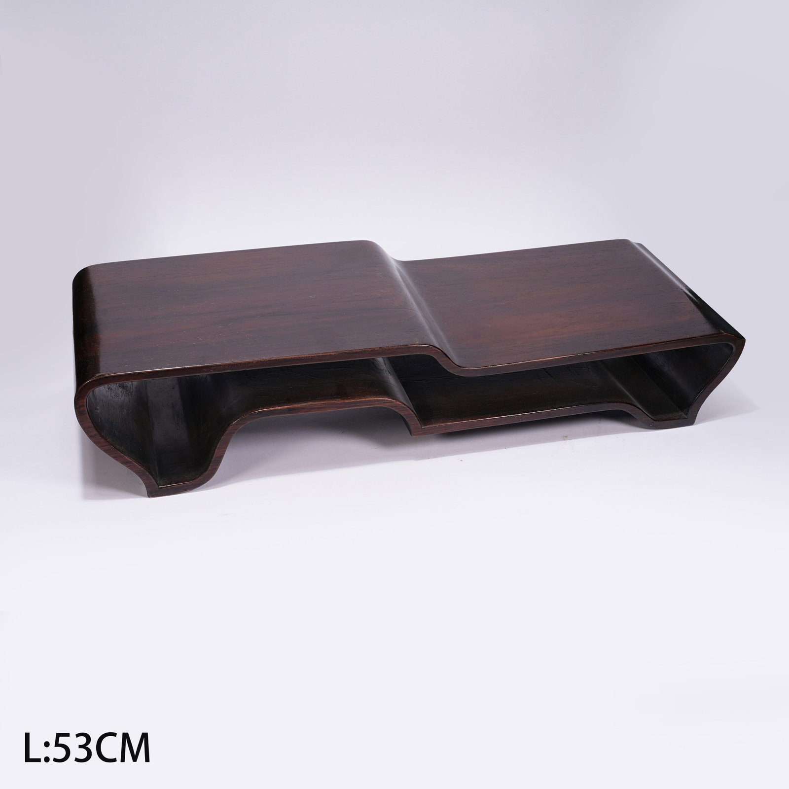 A YELLOW ROSEWOOD TABLE: Yellow Rosewood Table