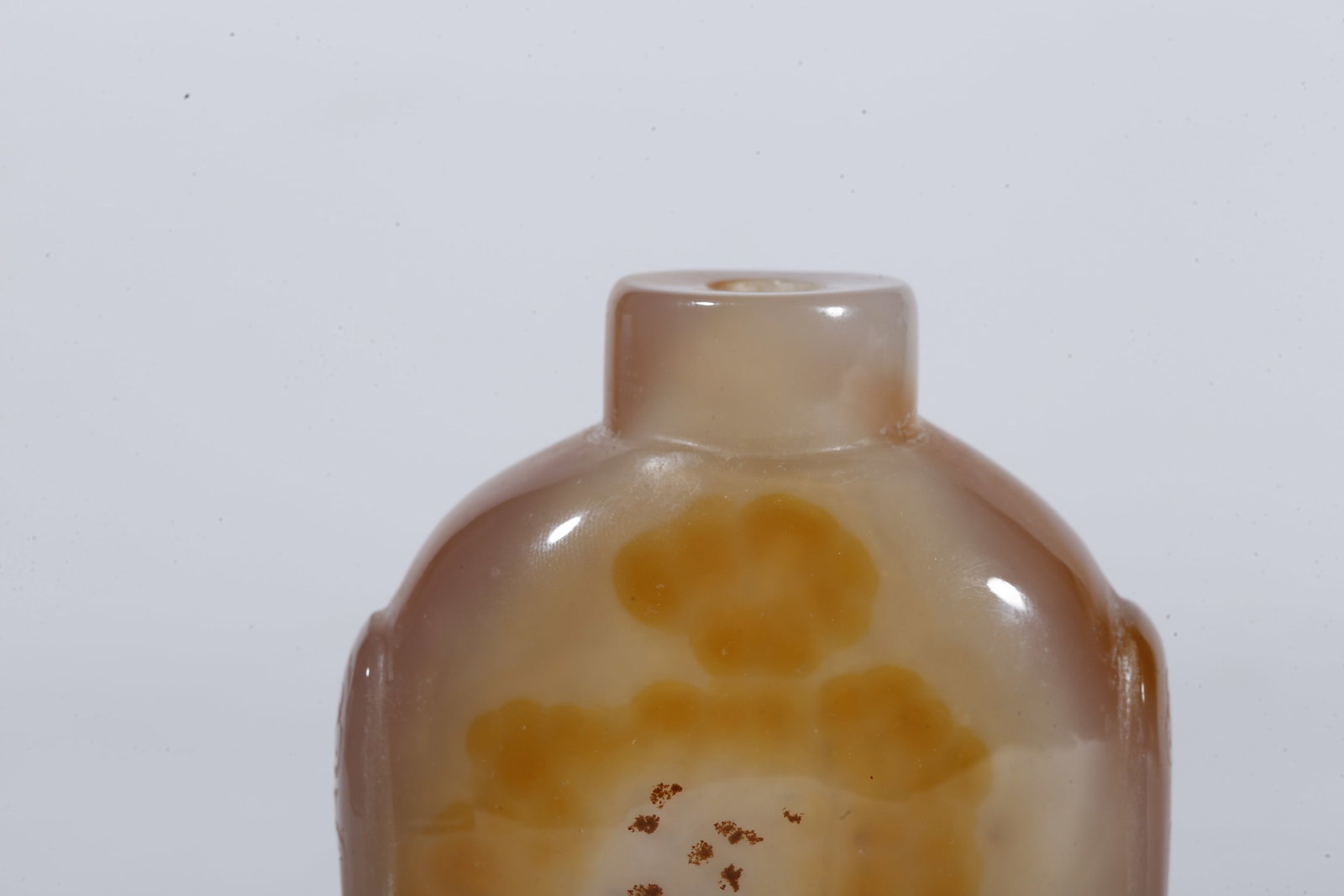 A AGATE SNUFF BOTTLE - 2