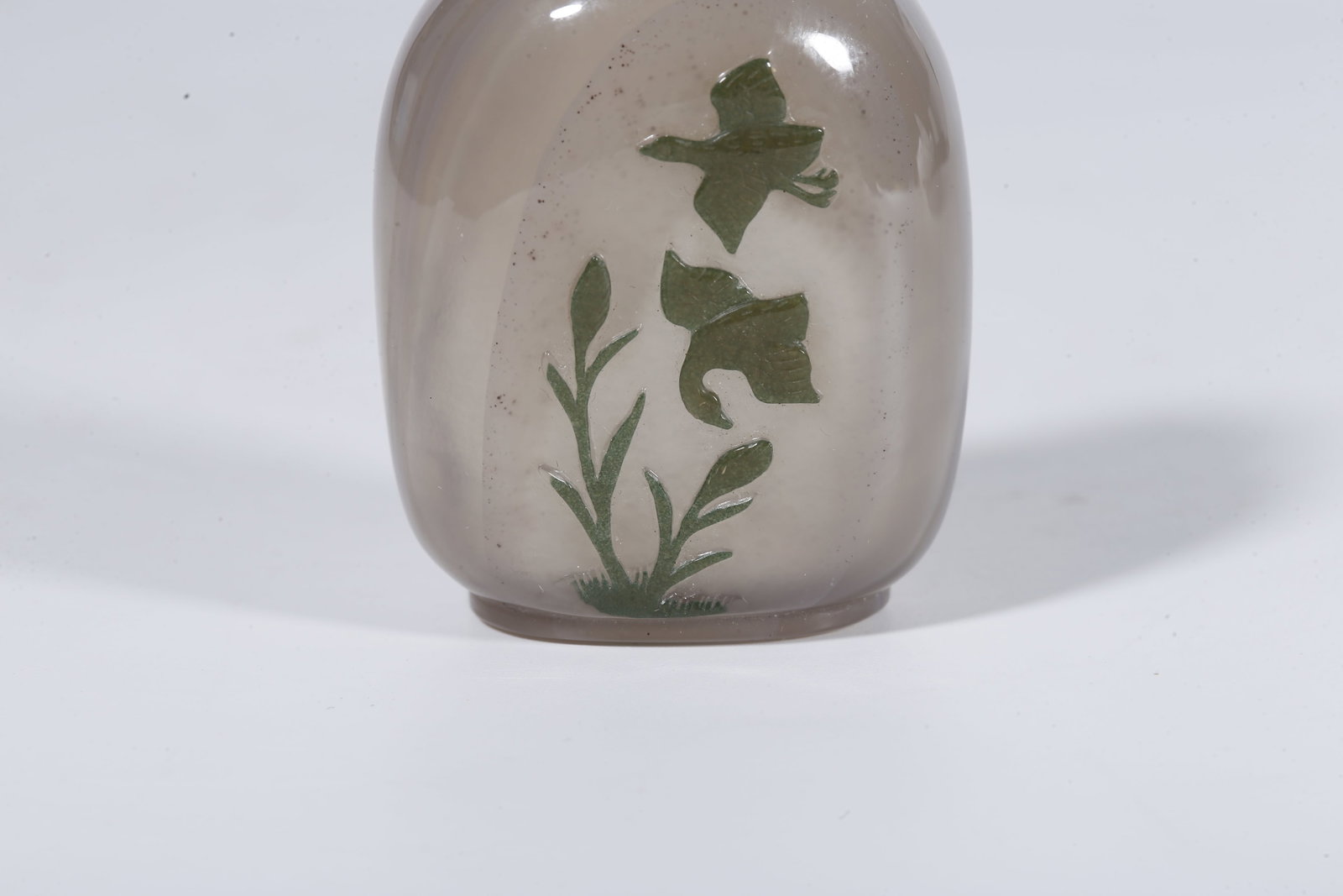 A AGATE SNUFF BOTTLE - 6