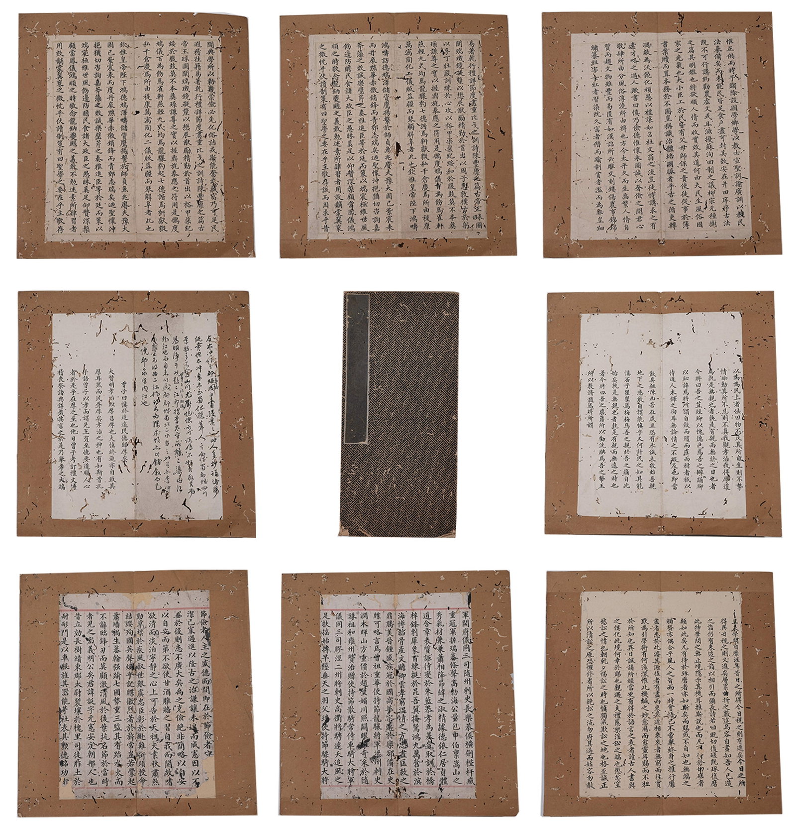 A ALBUM LEAF OF ANONYMOUS IMPERIAL EXAMINATION PAPERS ON PAPER (23 PAGES): Album Leaf of Anonymous Imperial Examination Papers on Paper (23 Pages)