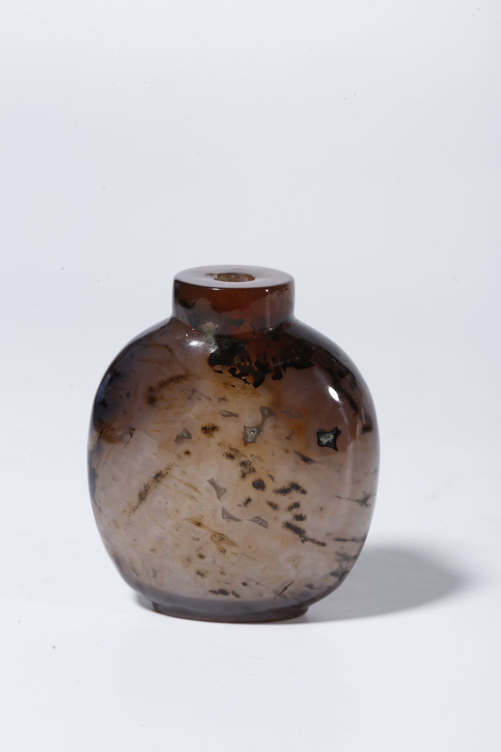 A AGATE SNUFF BOTTLE - 3