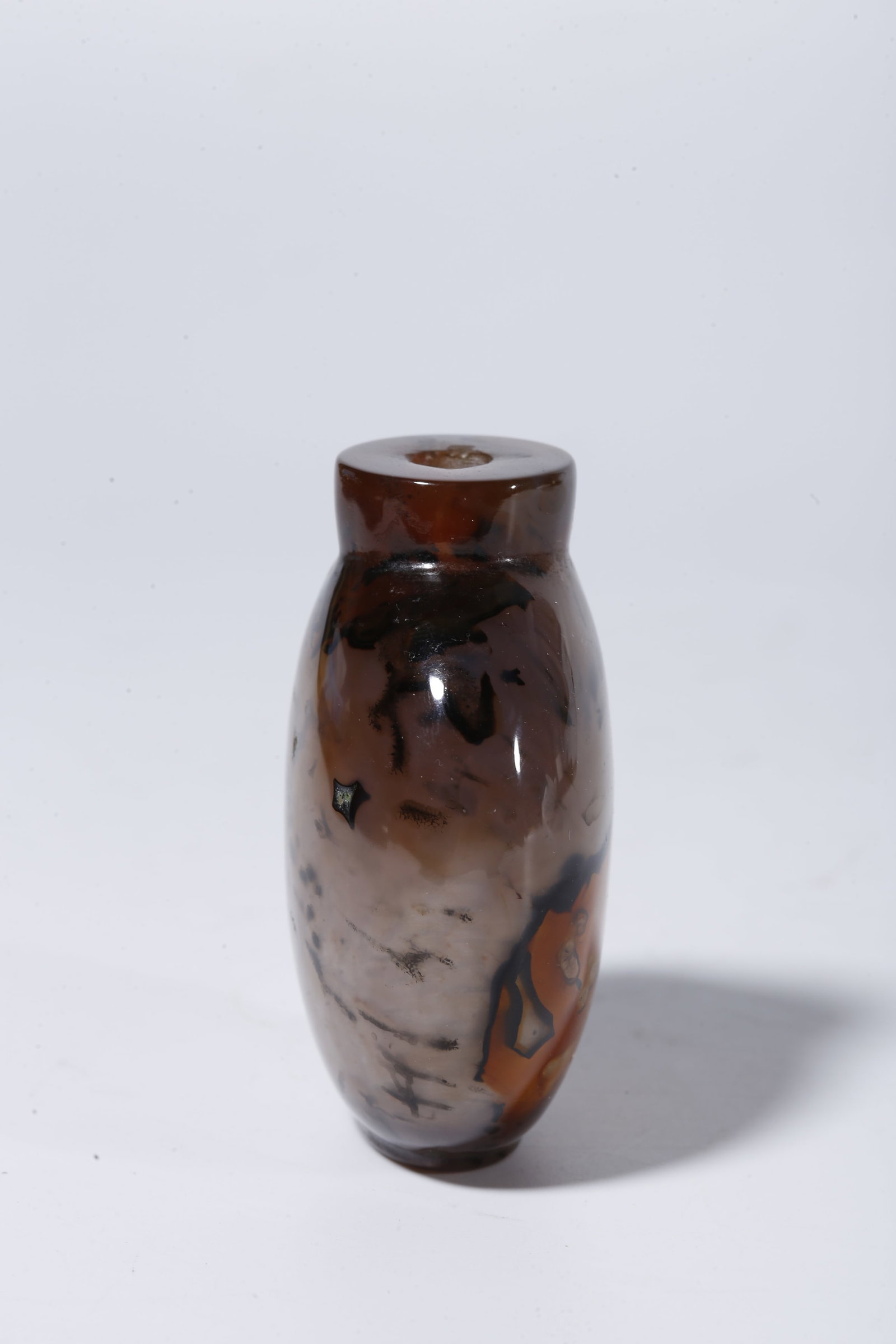 A AGATE SNUFF BOTTLE - 4