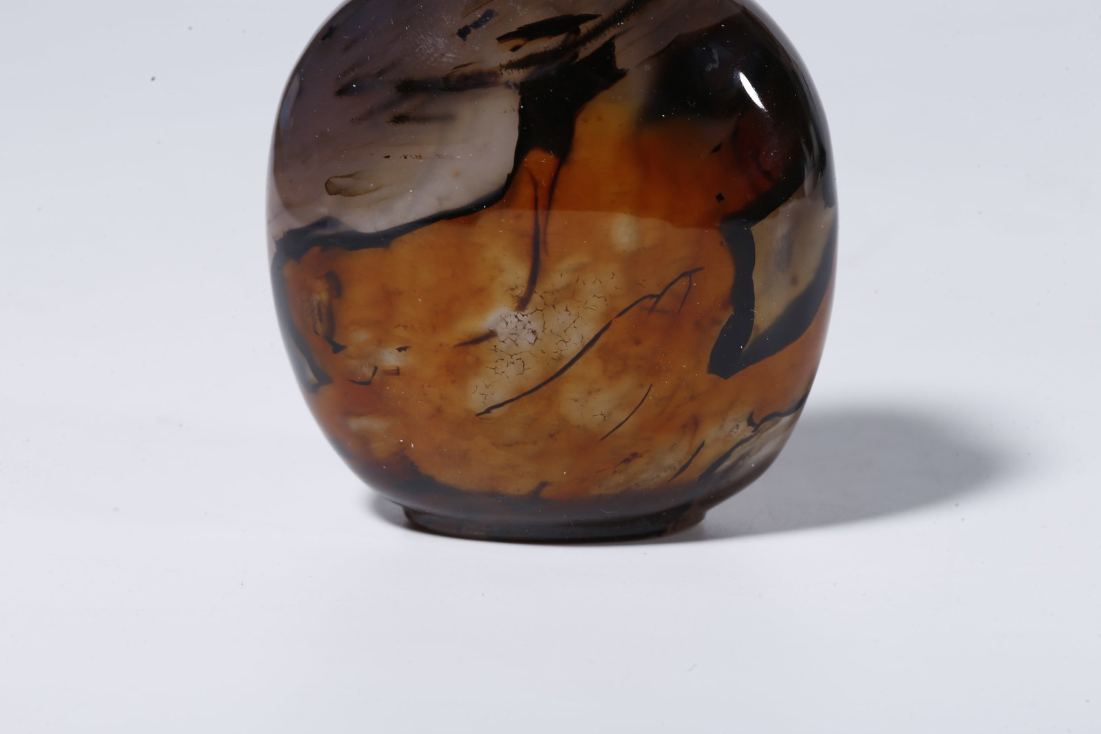 A AGATE SNUFF BOTTLE - 6