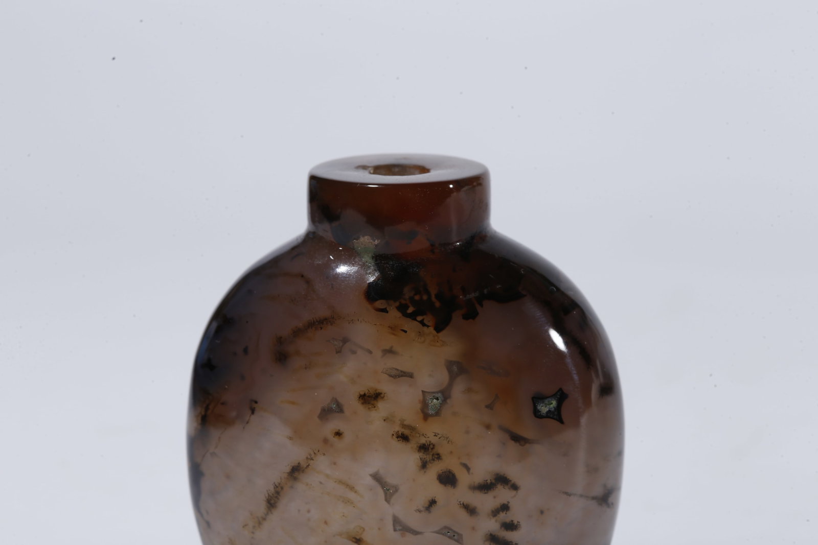 A AGATE SNUFF BOTTLE - 7