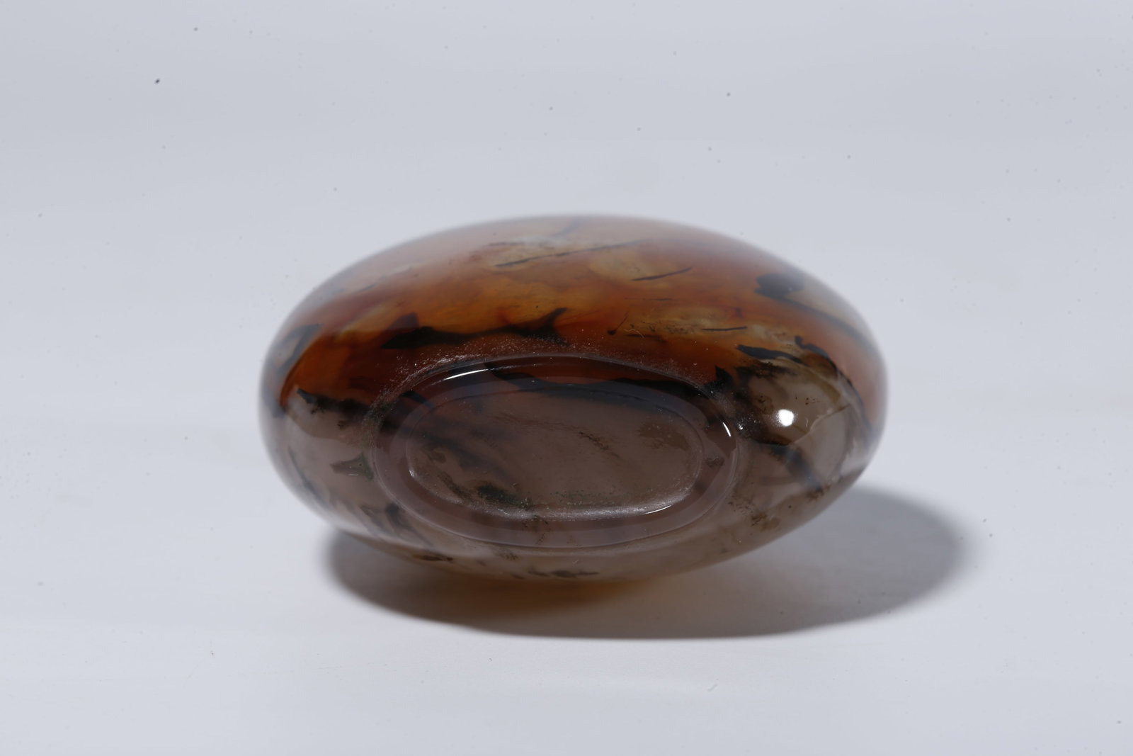 A AGATE SNUFF BOTTLE - 9