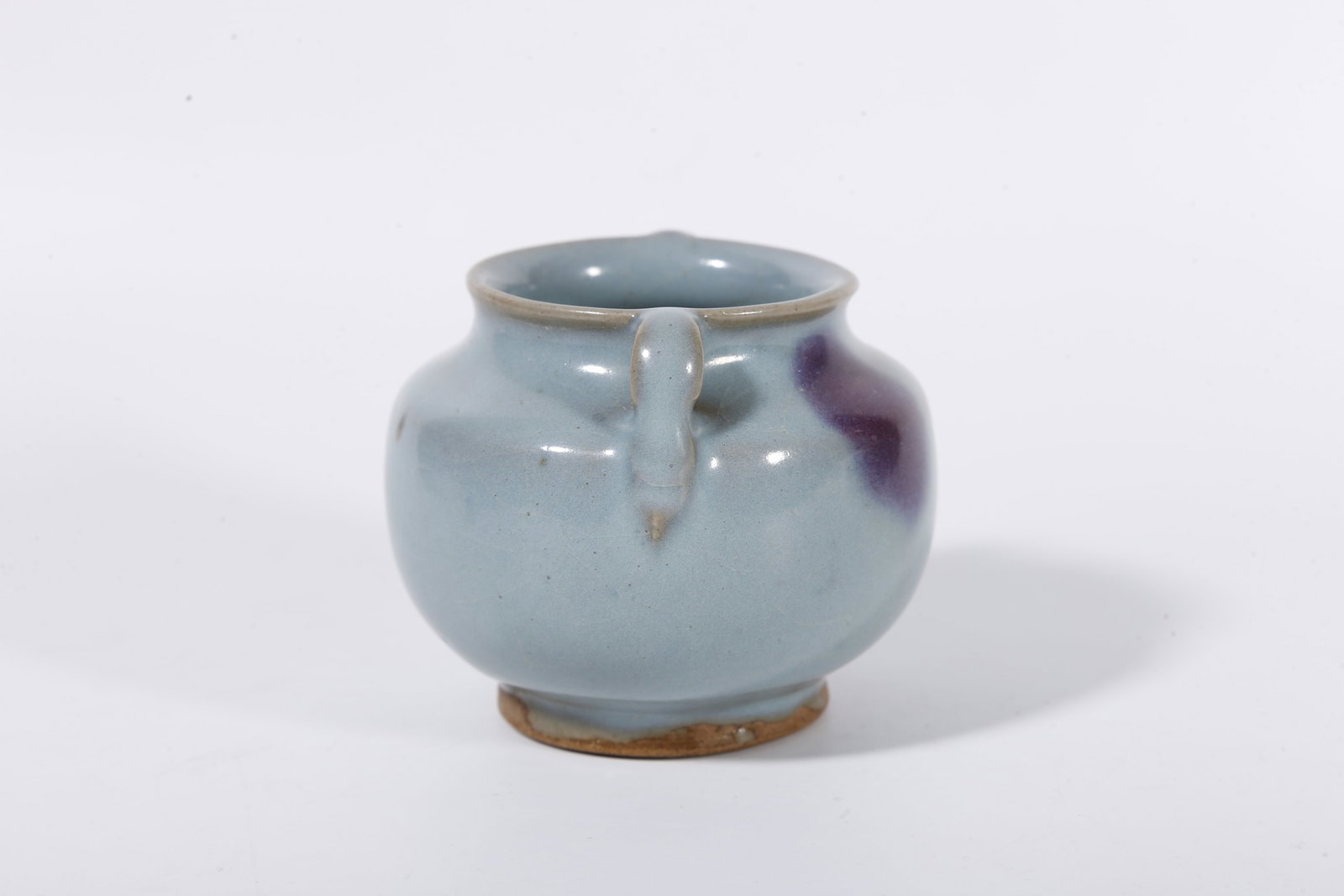 A JUN KILN DOUBLE-LOOP JAR - 4