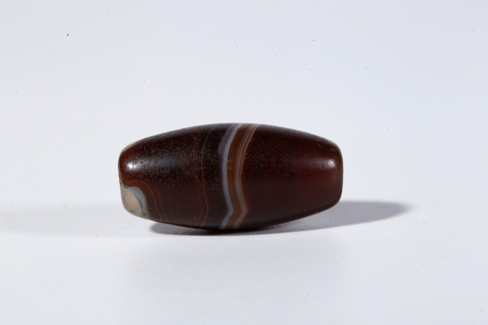 A THREAD-WRAPPED AGATE DZI BEAD - 4