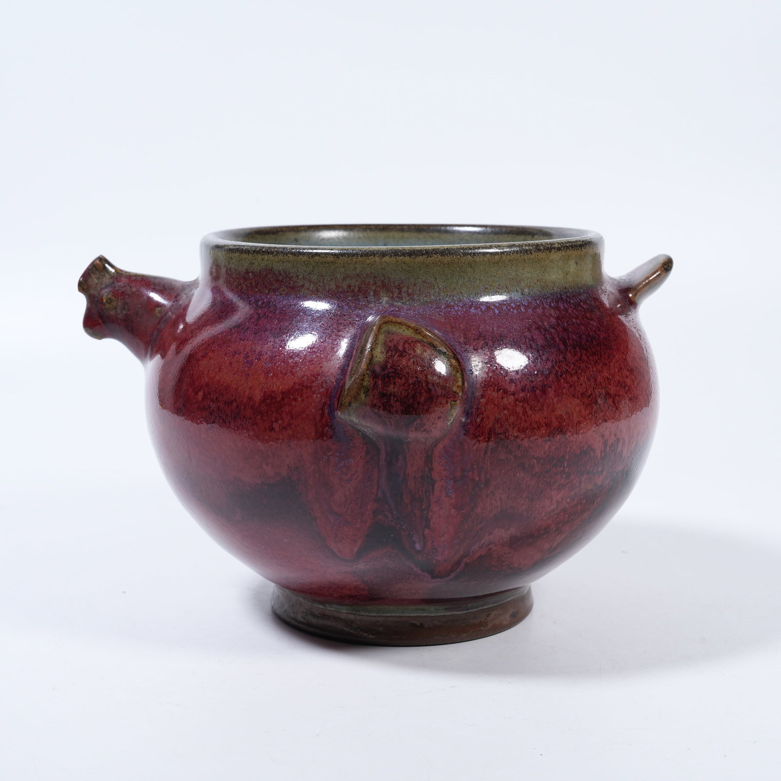 A JUN KILN PHOENIX ROOSTER BRUSH WASHER (1 of 9)