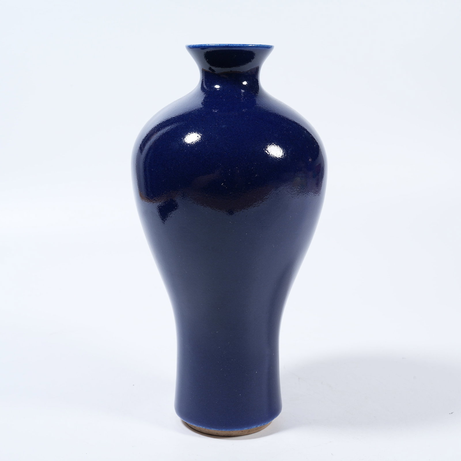 A SAPPHIRE BLUE GLAZE PRUNUS VASE (1 of 9)