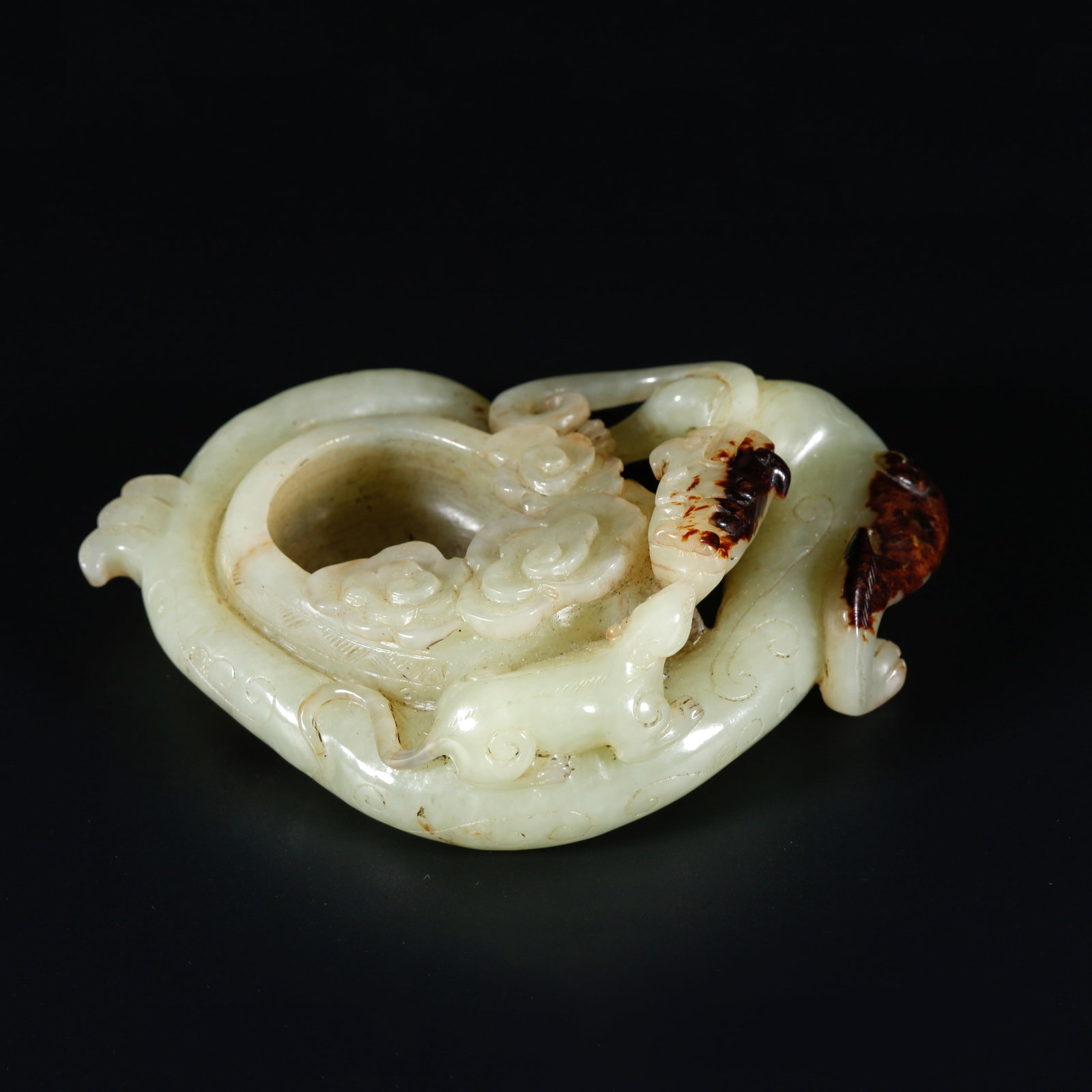 A HETIAN JADE BEAST BRUSH WASHER (1 of 10)
