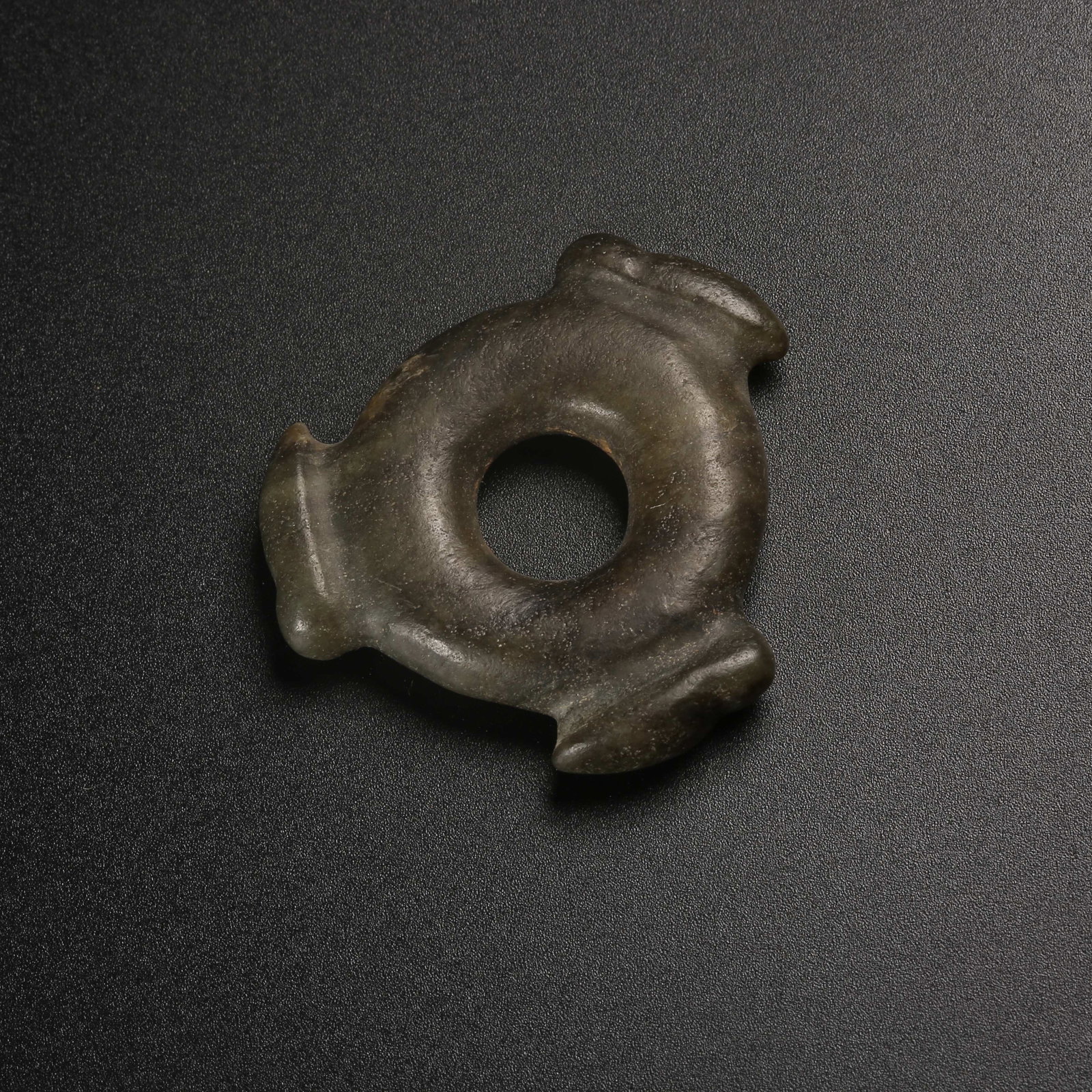 A ARCHAIC JADE XUANJI DISC: Archaic jade xuanji disc