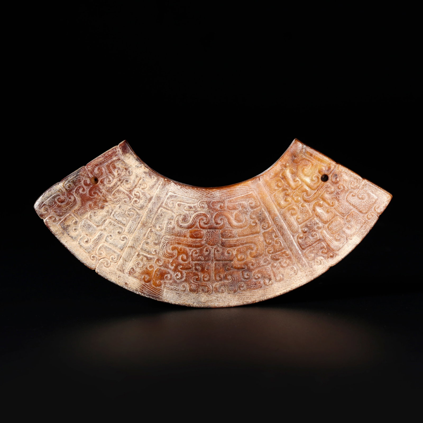 A ANCIENT JADE HUANG ARC PENDANT (1 of 9)