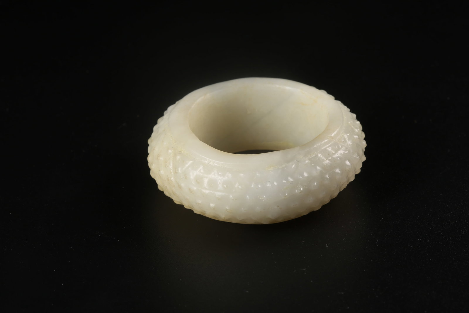 A HETIAN JADE BI-RING - 2