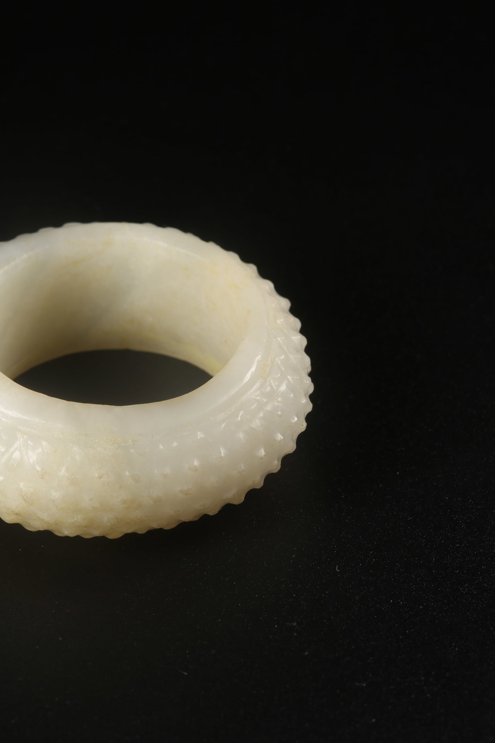 A HETIAN JADE BI-RING - 7