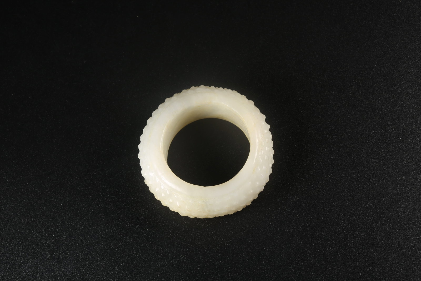A HETIAN JADE BI-RING - 8