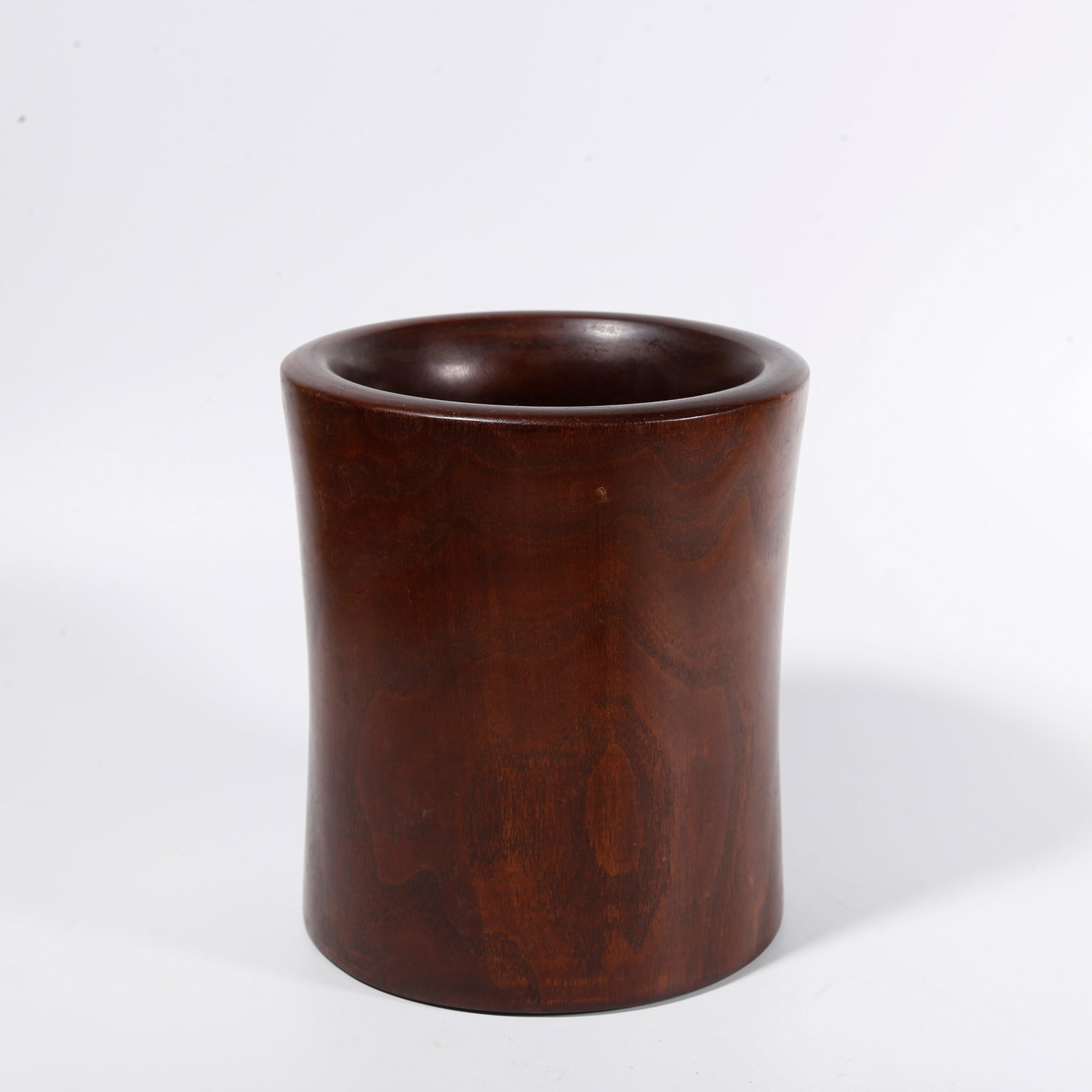 A HUANGHUALI WOOD BRUSH POT (1 of 9)