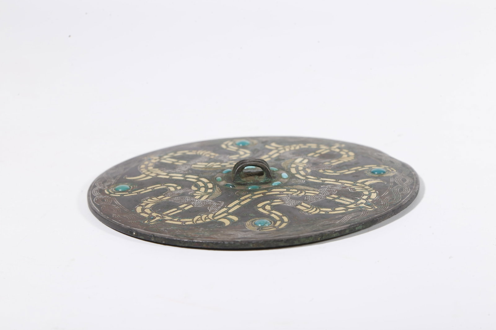 A BRONZE MIRROR - 6