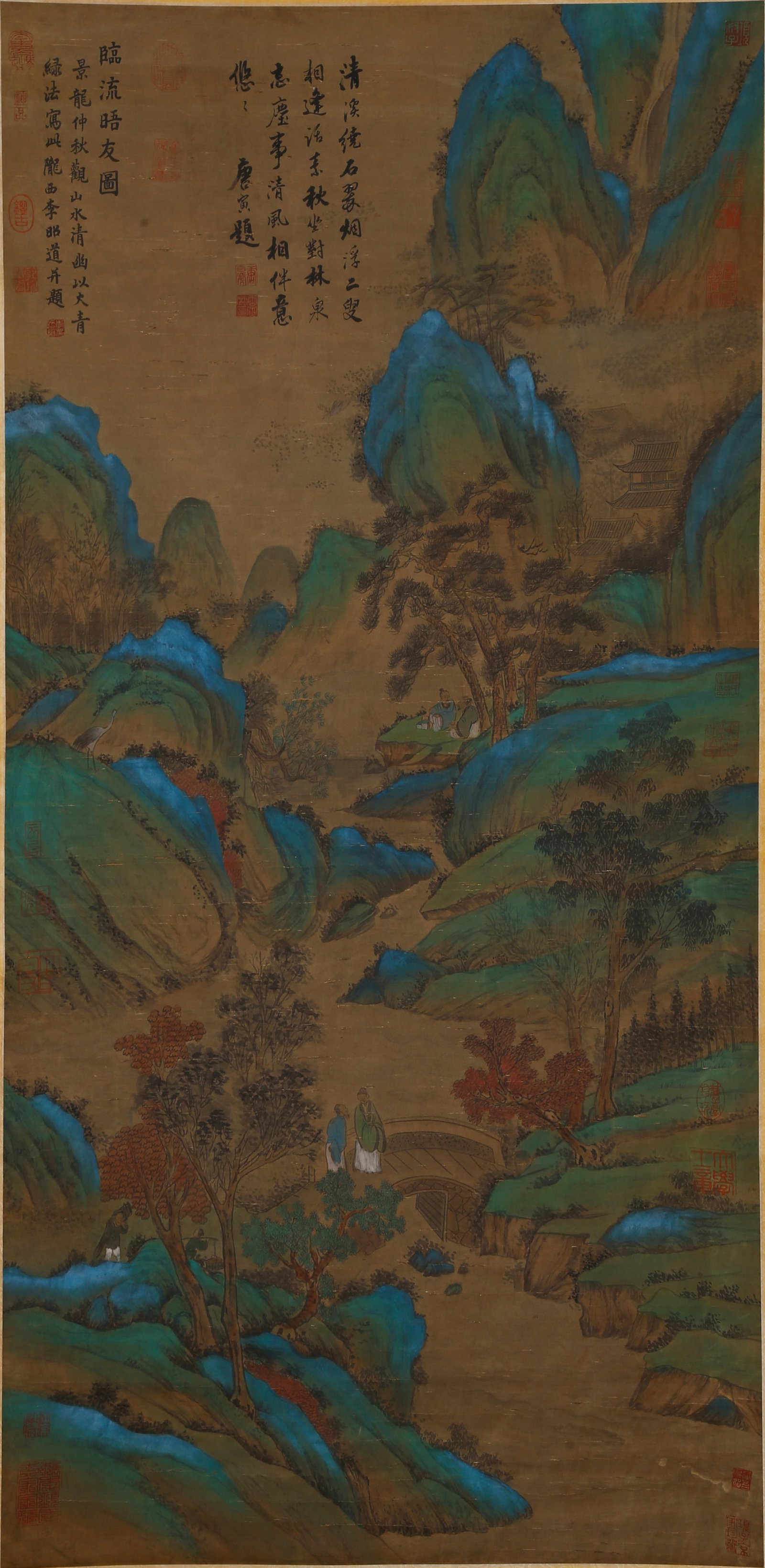 A LANDSCAPE PAINTING ON SILK BY LI ZHAODAO.李昭道 (1 of 10)