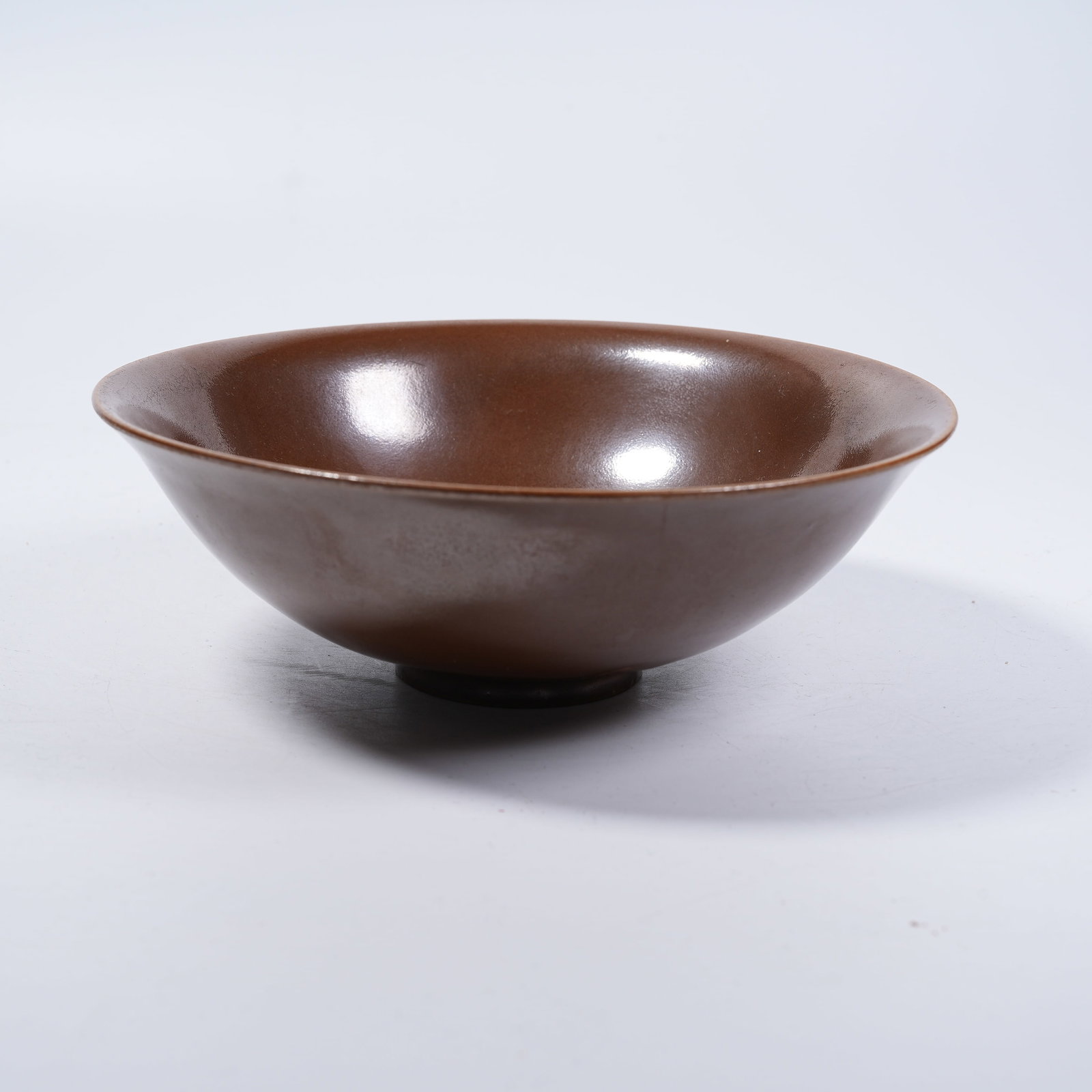 A DING KILN PERSIMMON GLAZE TEA BOWL (1 of 8)