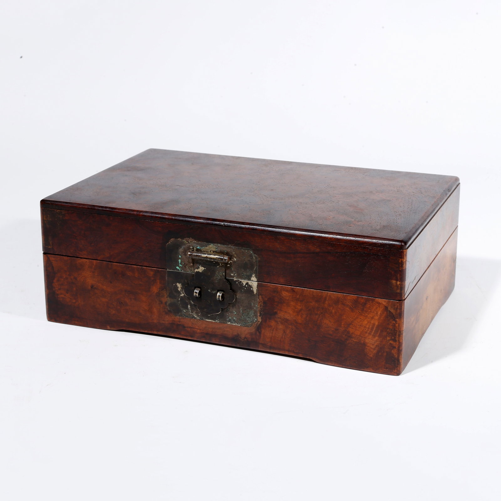 A BURL WOOD COVERED BOX (1 of 8)