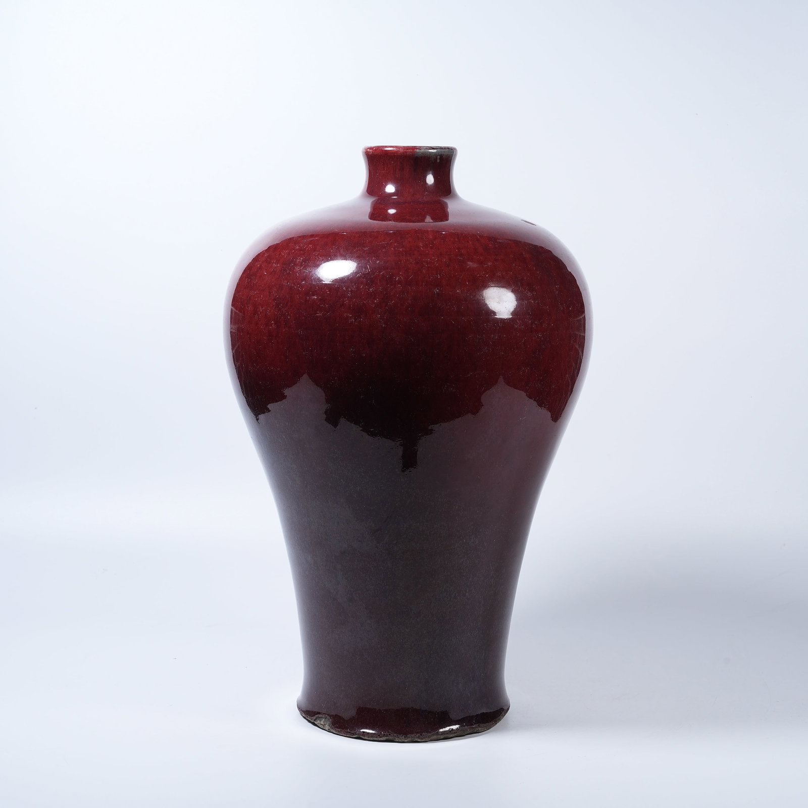 A LANGYAO RED GLAZE PLUM VASE (1 of 9)