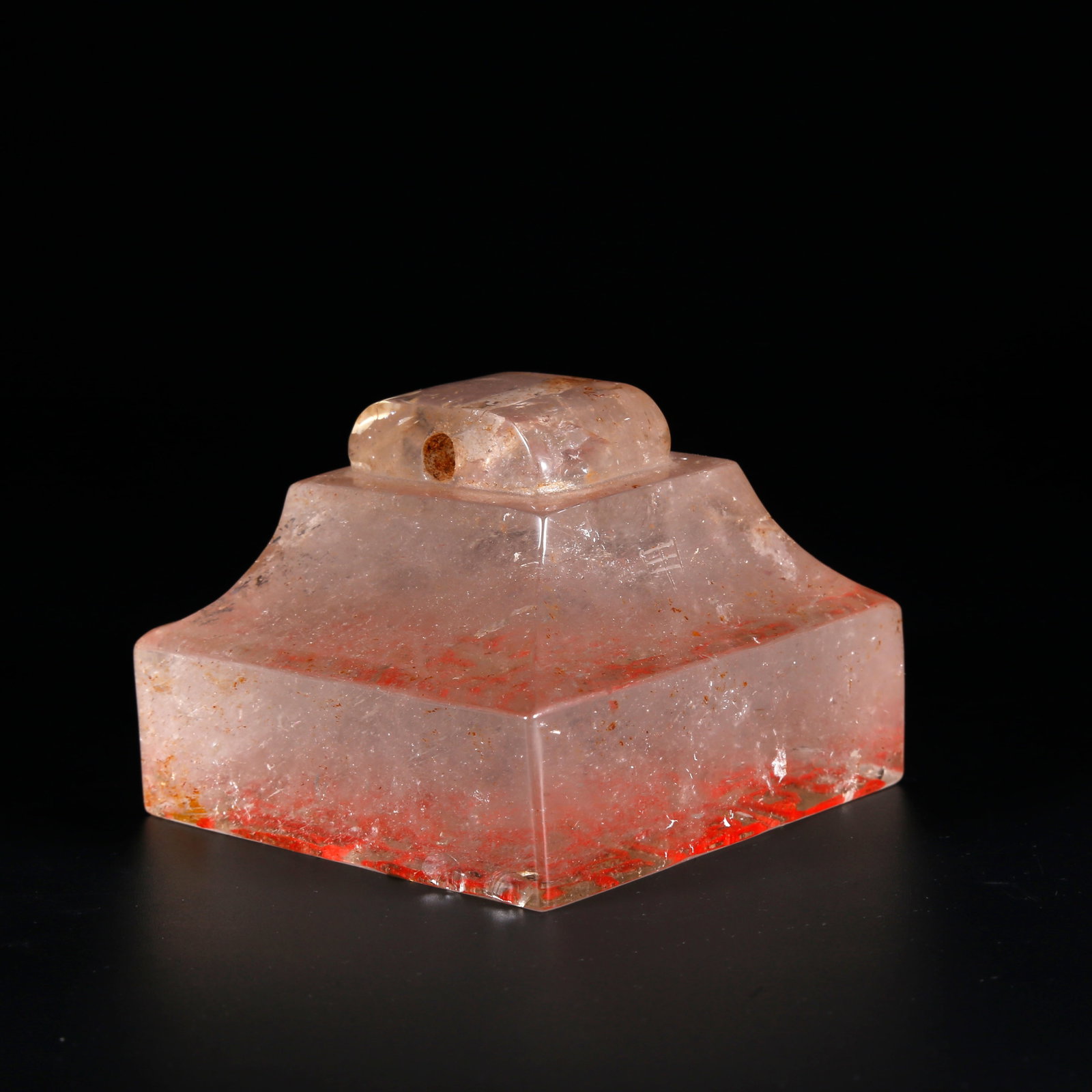 A ROCK CRYSTAL SEAL: Rock Crystal Seal
