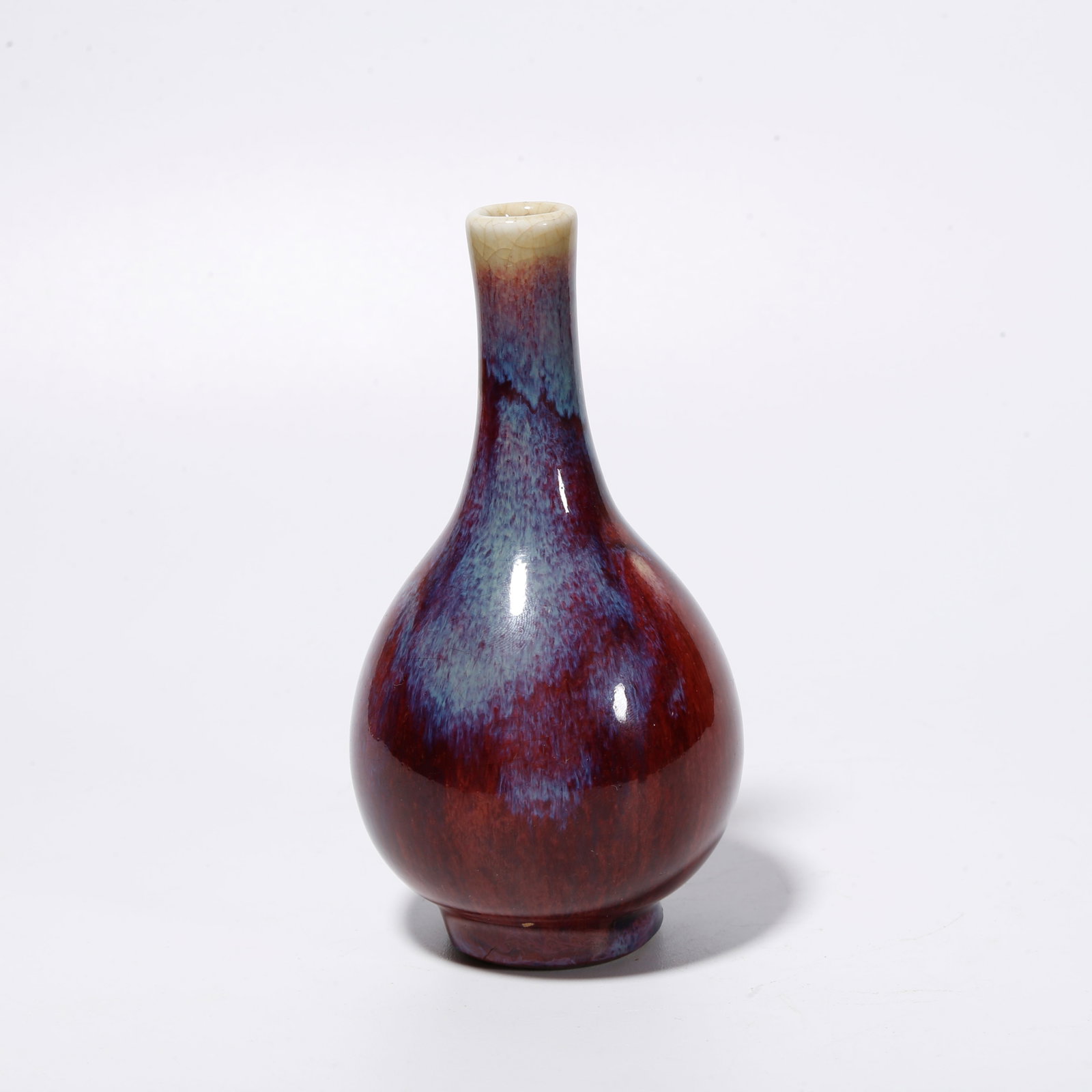 A JUN KILN GALLBLADDER VASE: Jun Kiln Gallbladder Vase
