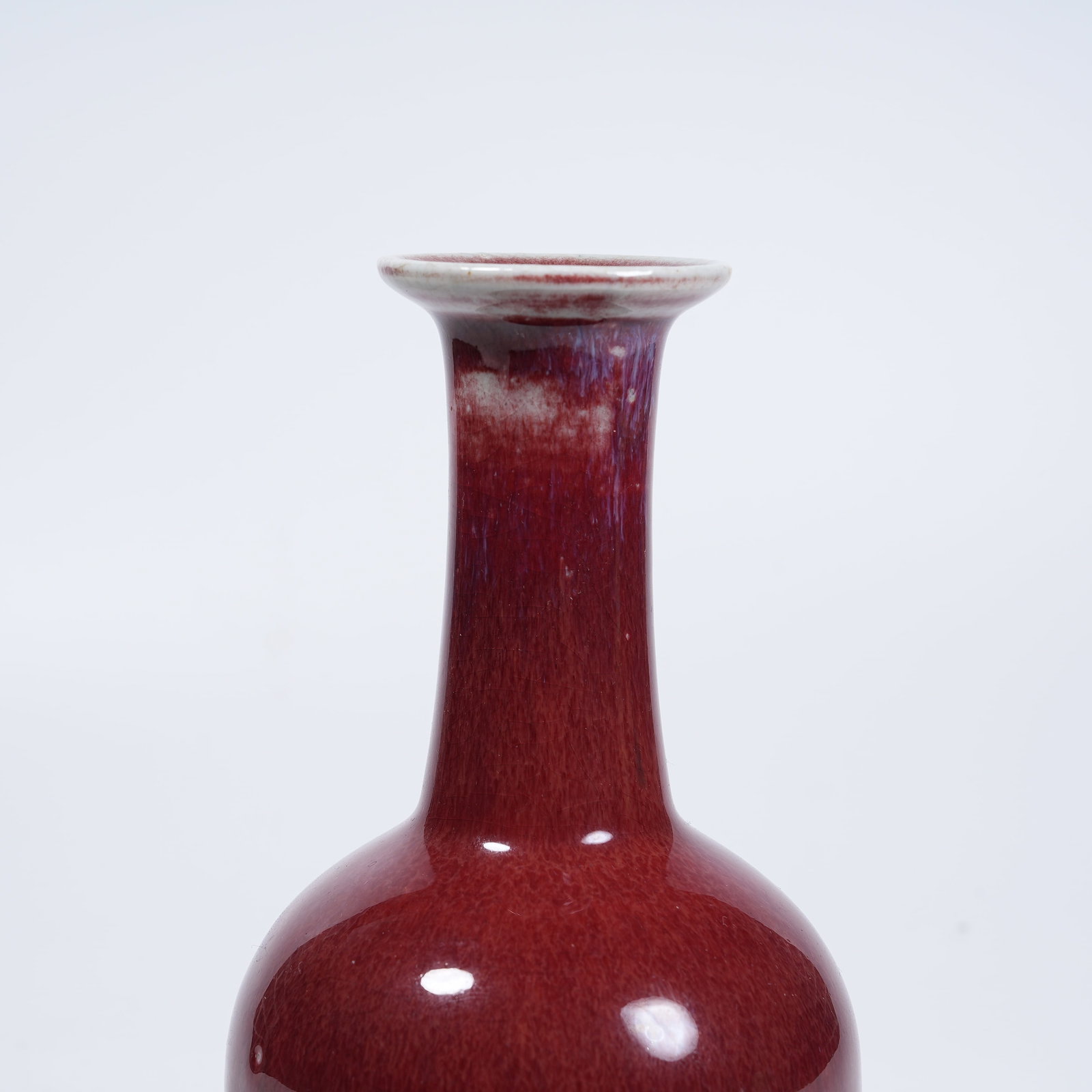 A SMALL TRANSMUTATION GLAZE VASE - 5