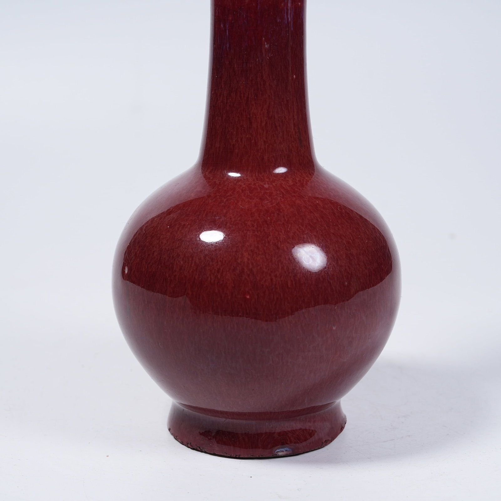 A SMALL TRANSMUTATION GLAZE VASE - 6