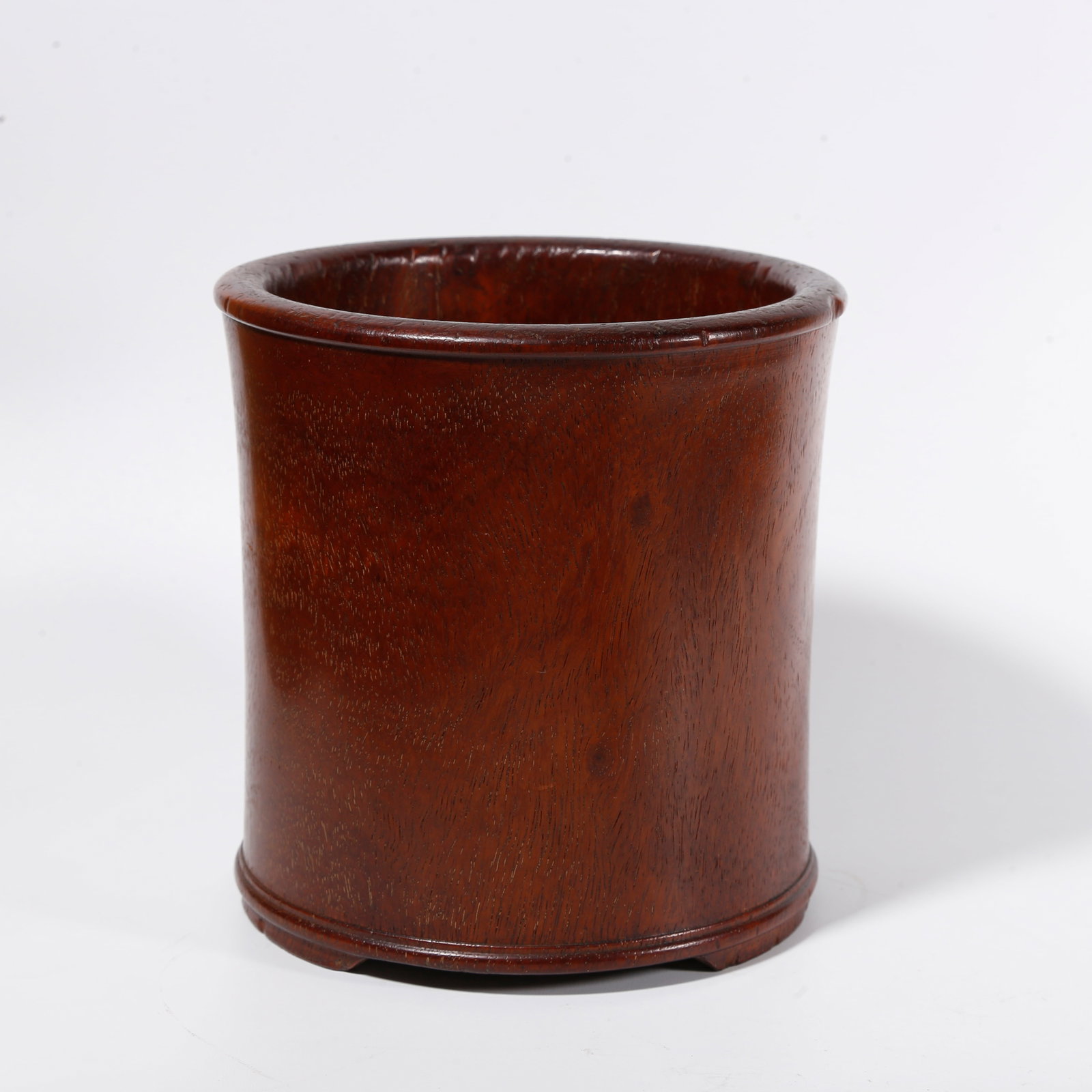 A HUANGHUALI WOOD BRUSH POT (1 of 9)