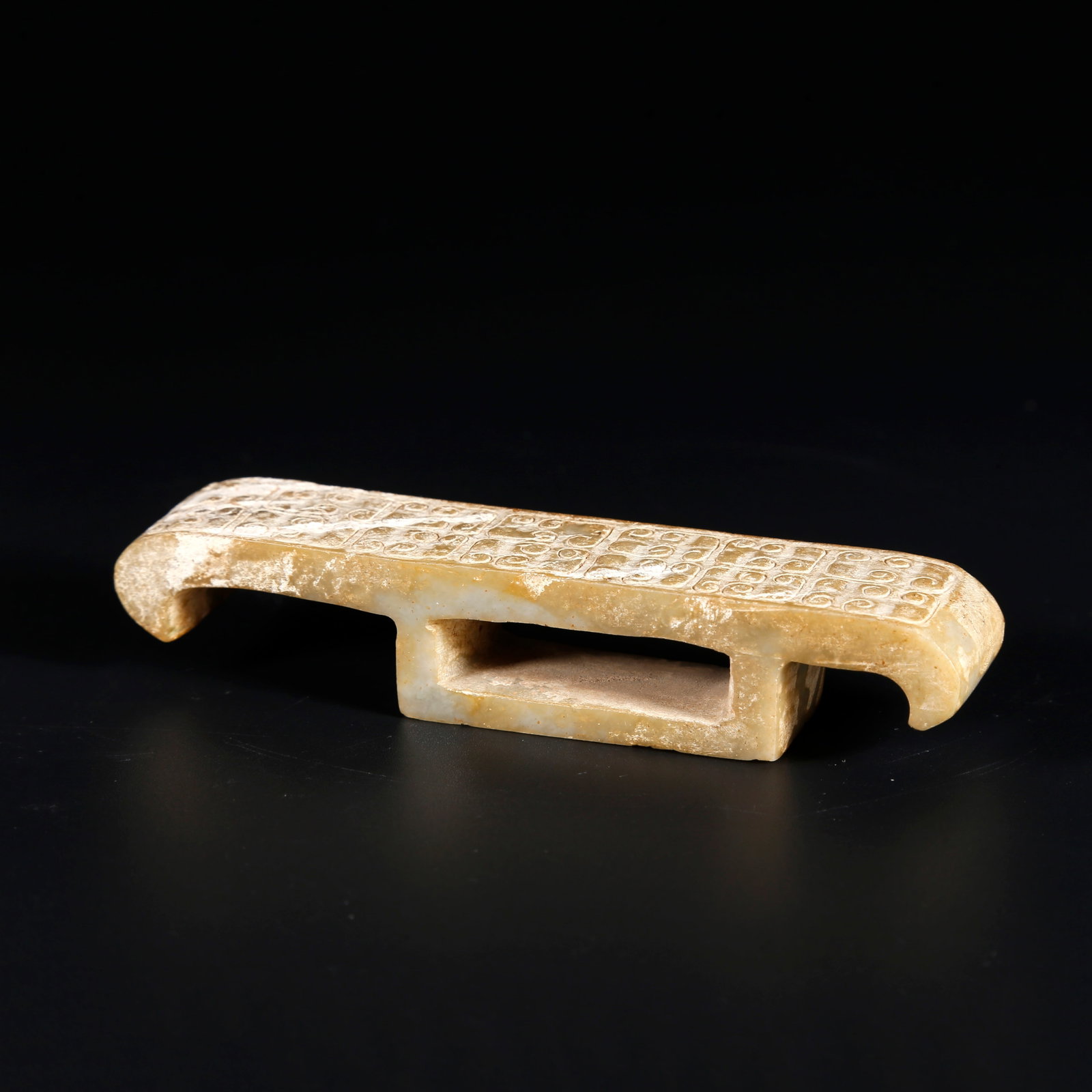 A ANCIENT JADE SWORD FITTINGS (1 of 9)