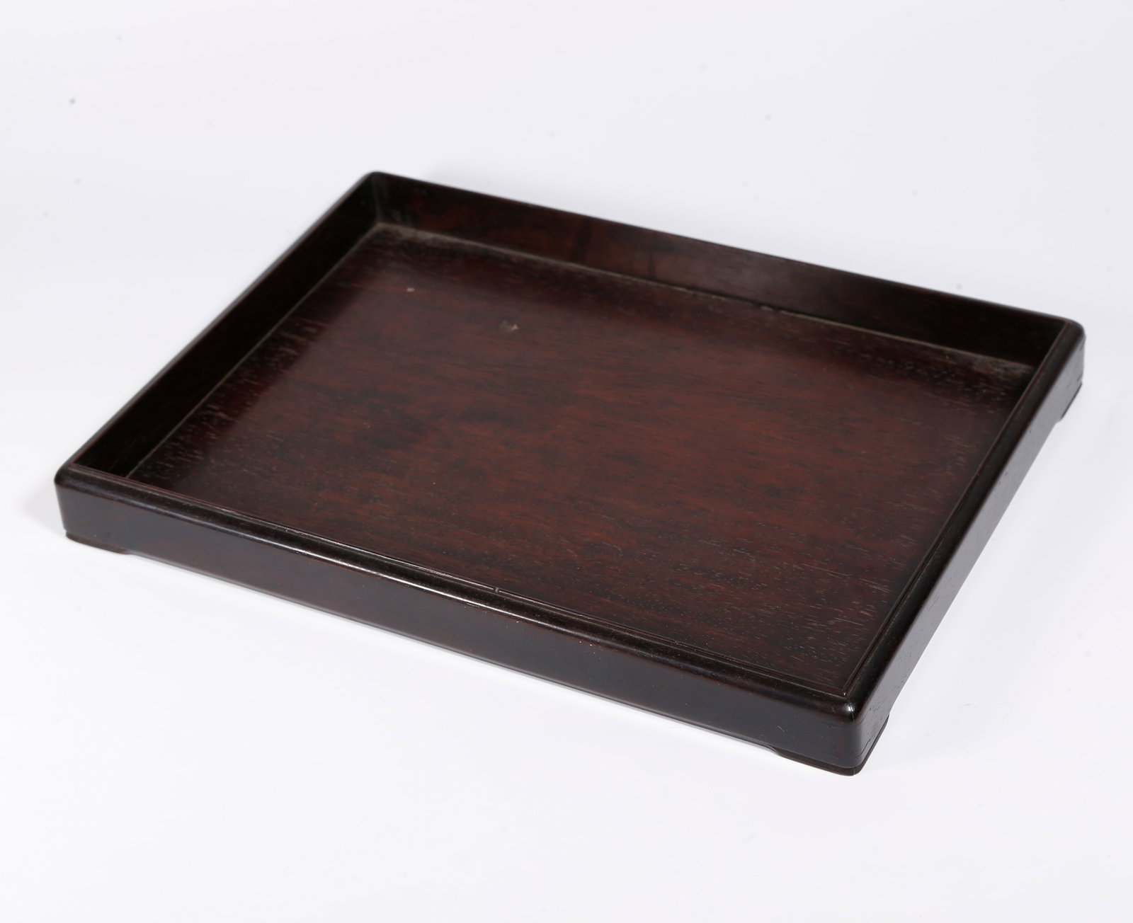 A RED SANDALWOOD SCHOLAR TRAY: Red Sandalwood Scholar Tray