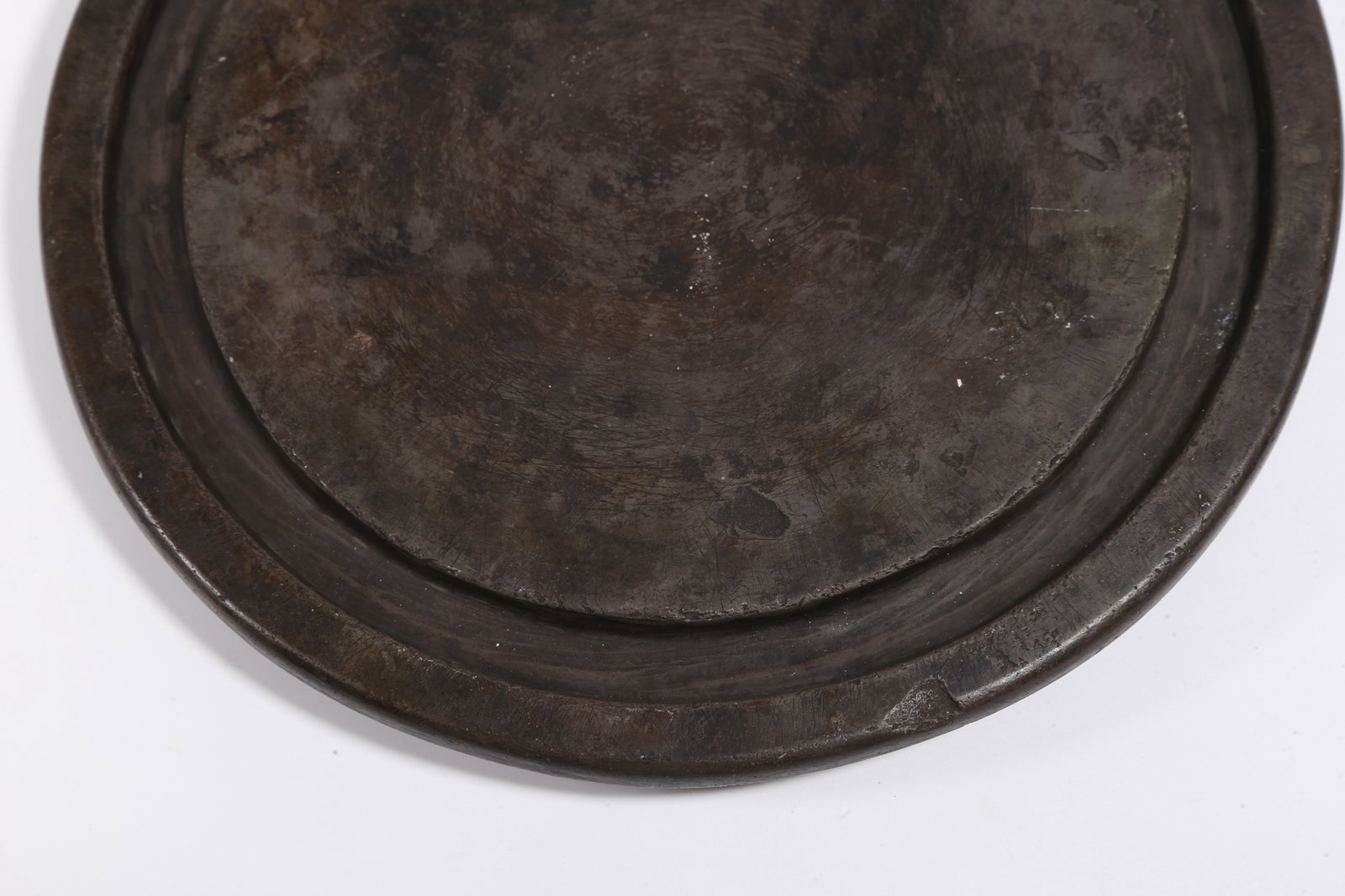 A ROUND DUAN INKSTONE - 3