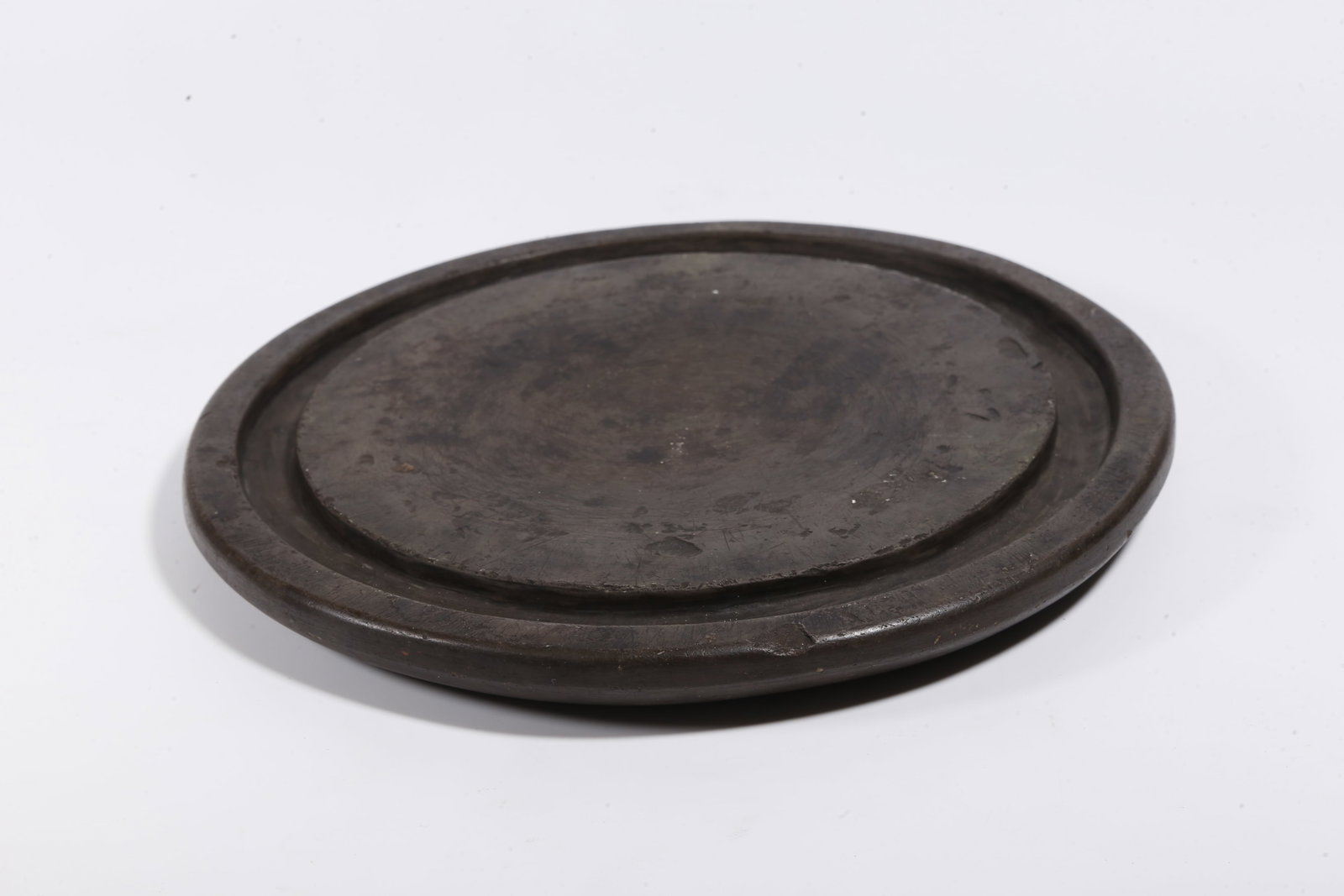 A ROUND DUAN INKSTONE - 4