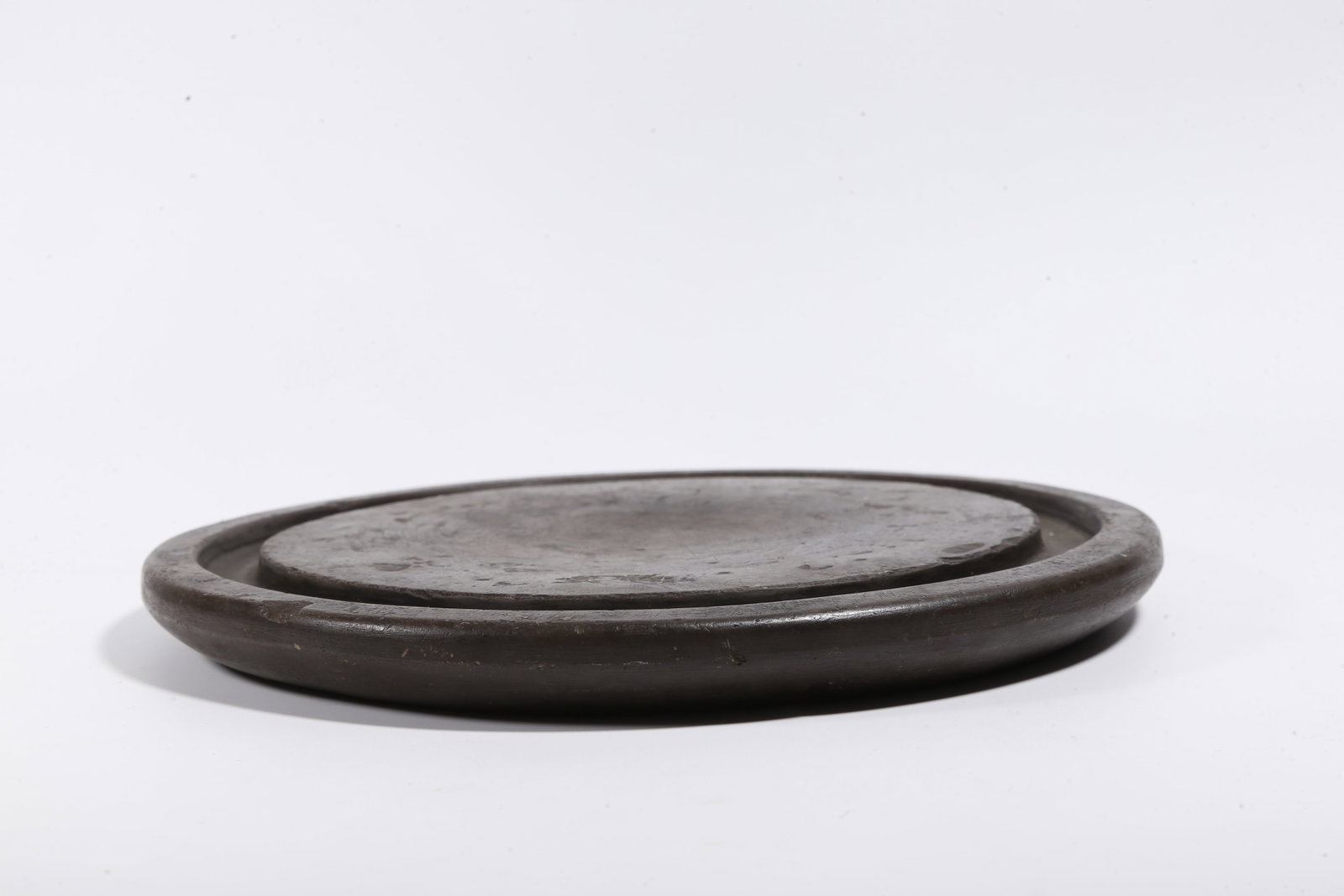 A ROUND DUAN INKSTONE - 6