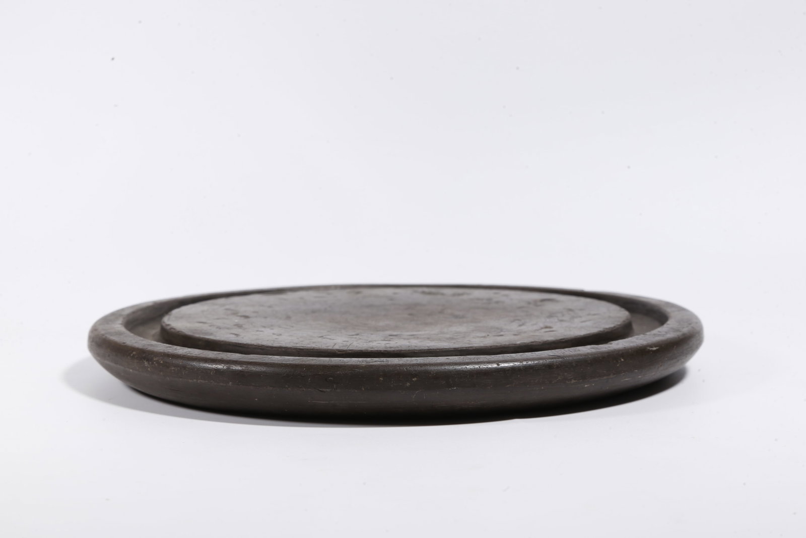 A ROUND DUAN INKSTONE - 8