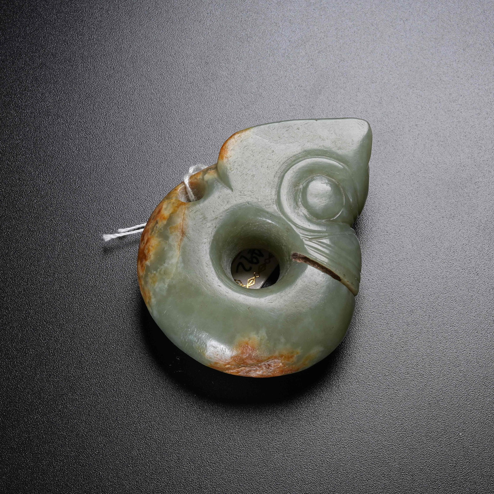 A ANCIENT JADE PIG DRAGON (1 of 8)