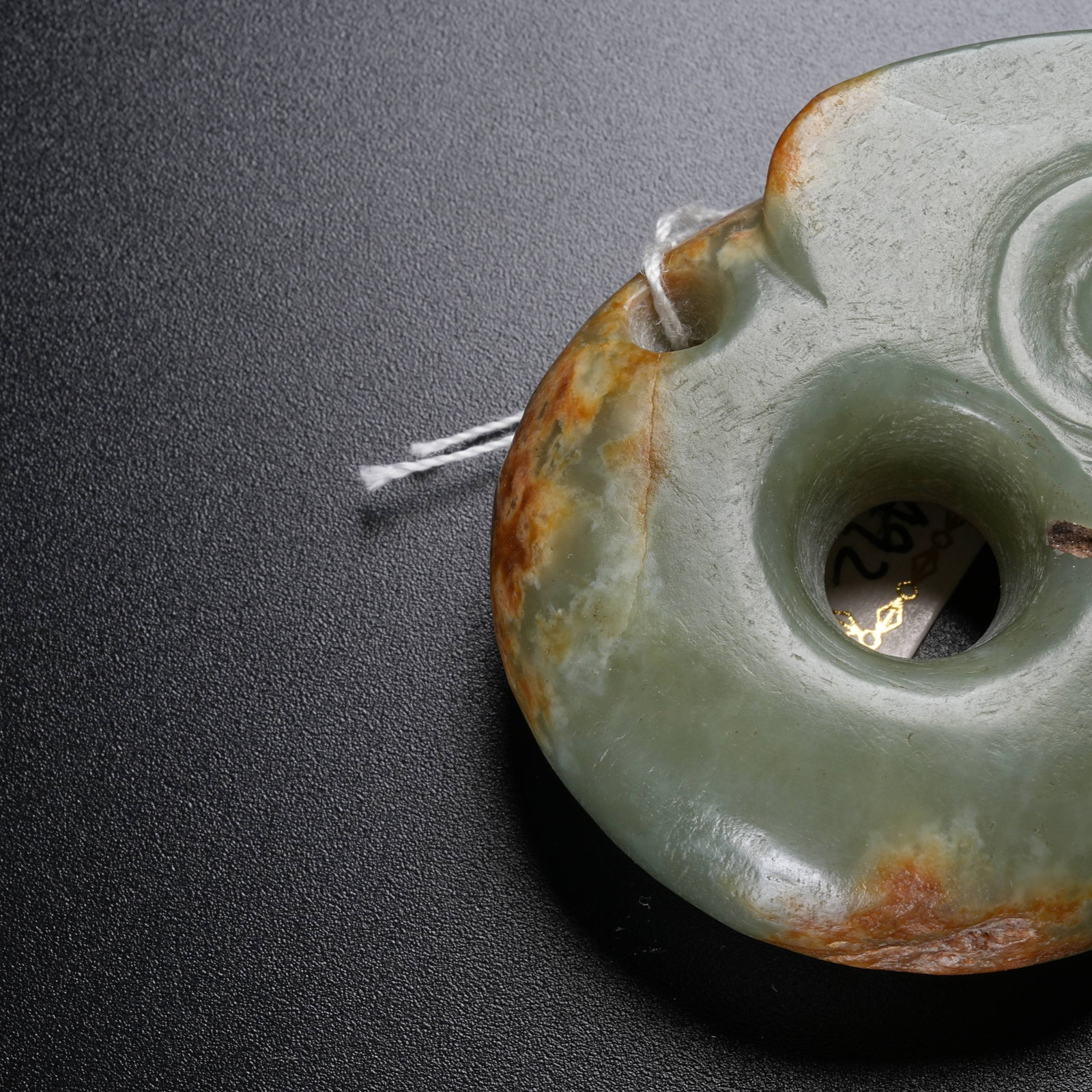 A ANCIENT JADE PIG DRAGON - 3