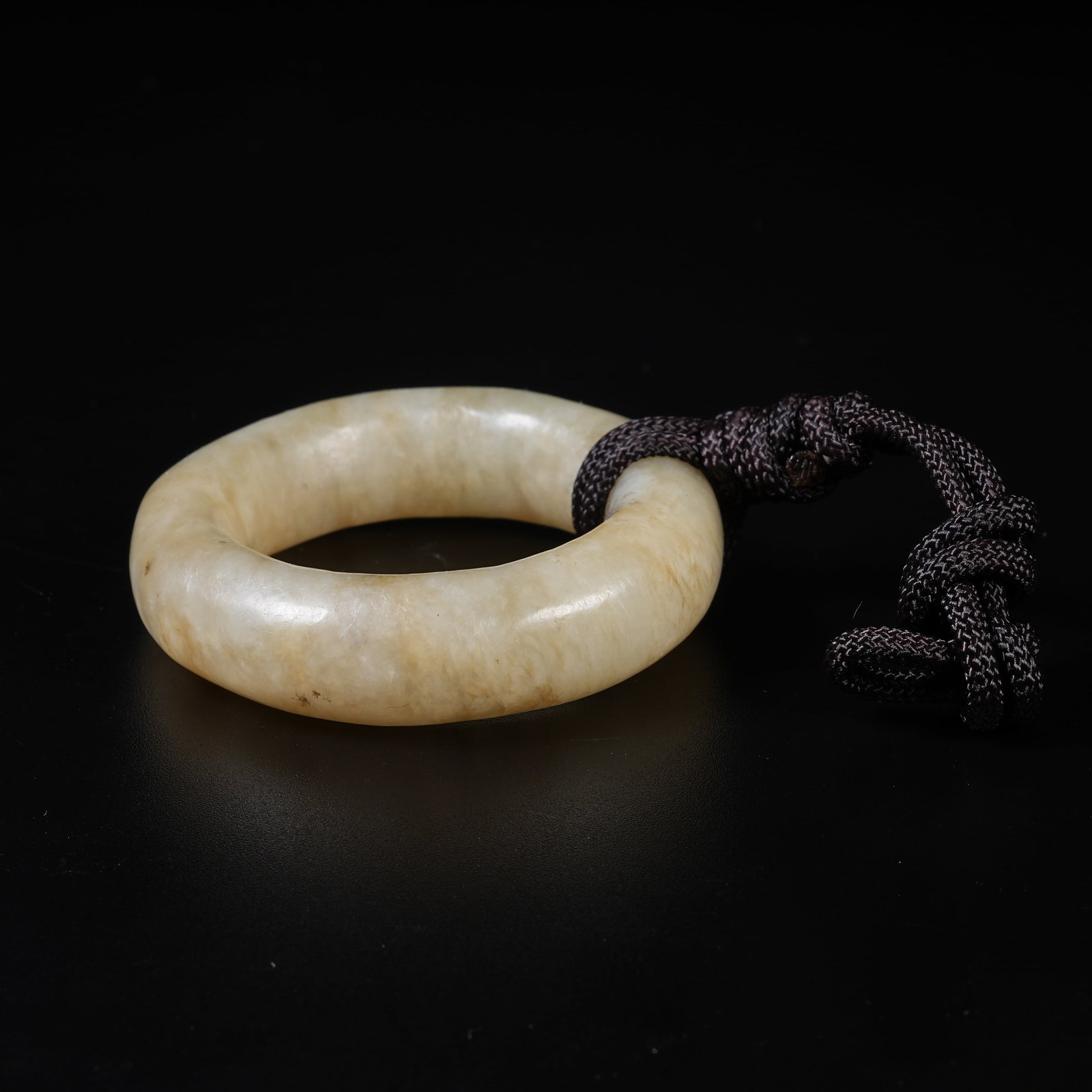 A HETIAN JADE KASAYA RING - 7