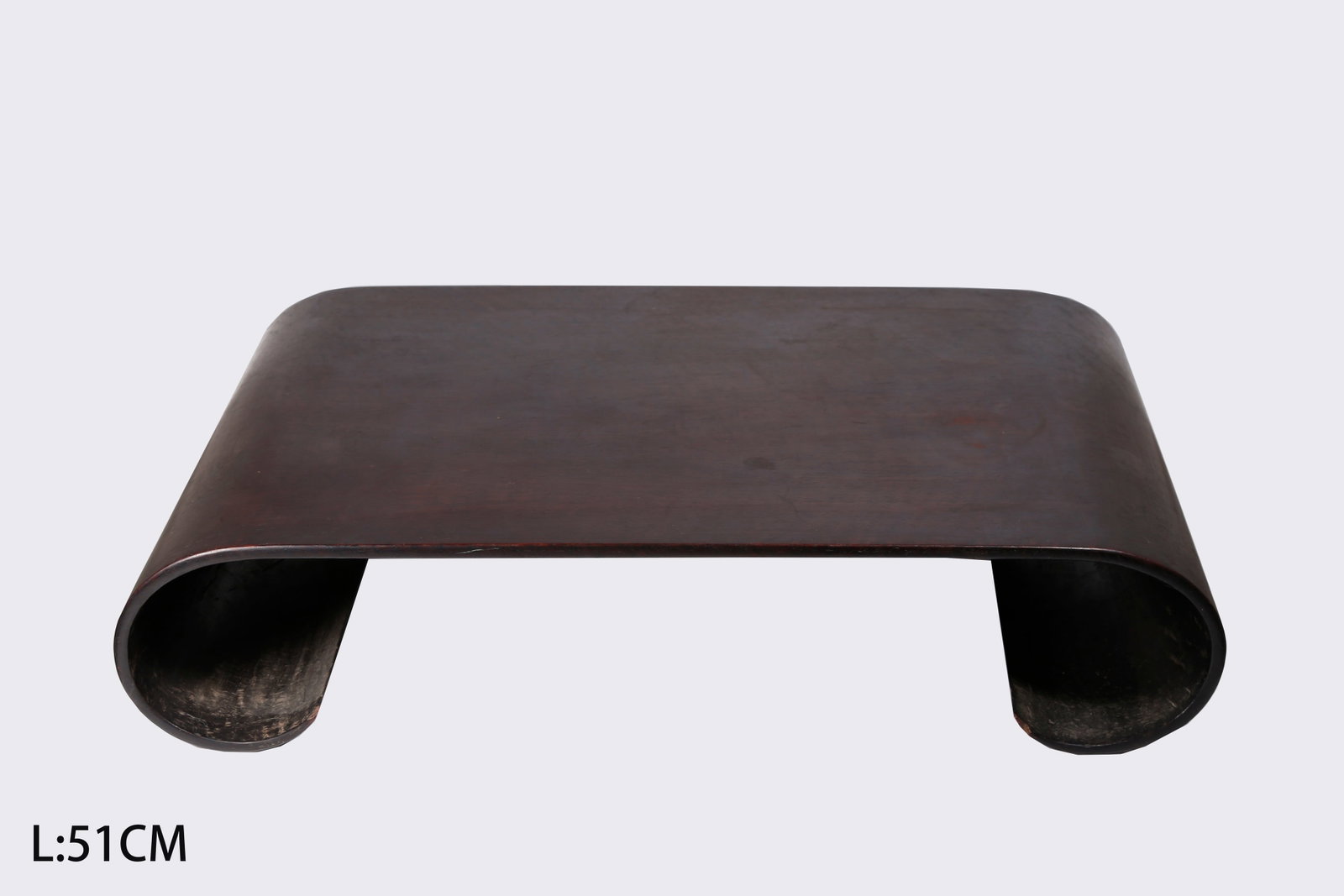 A RED SANDALWOOD SCROLL STAND: Red Sandalwood Scroll Stand