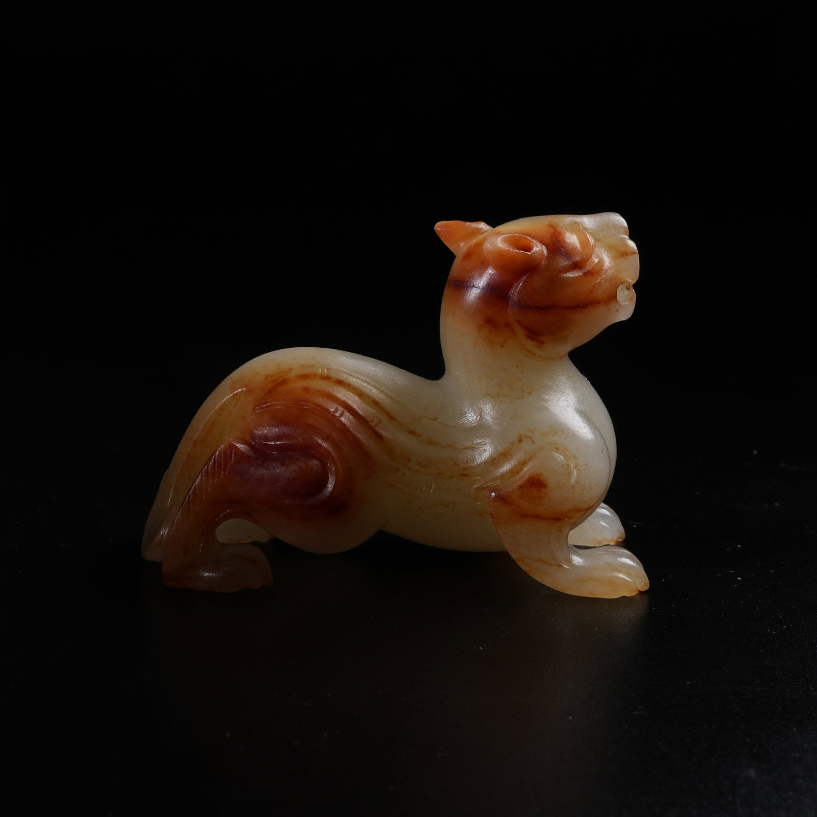 A ANCIENT JADE AUSPICIOUS BEAST - 3