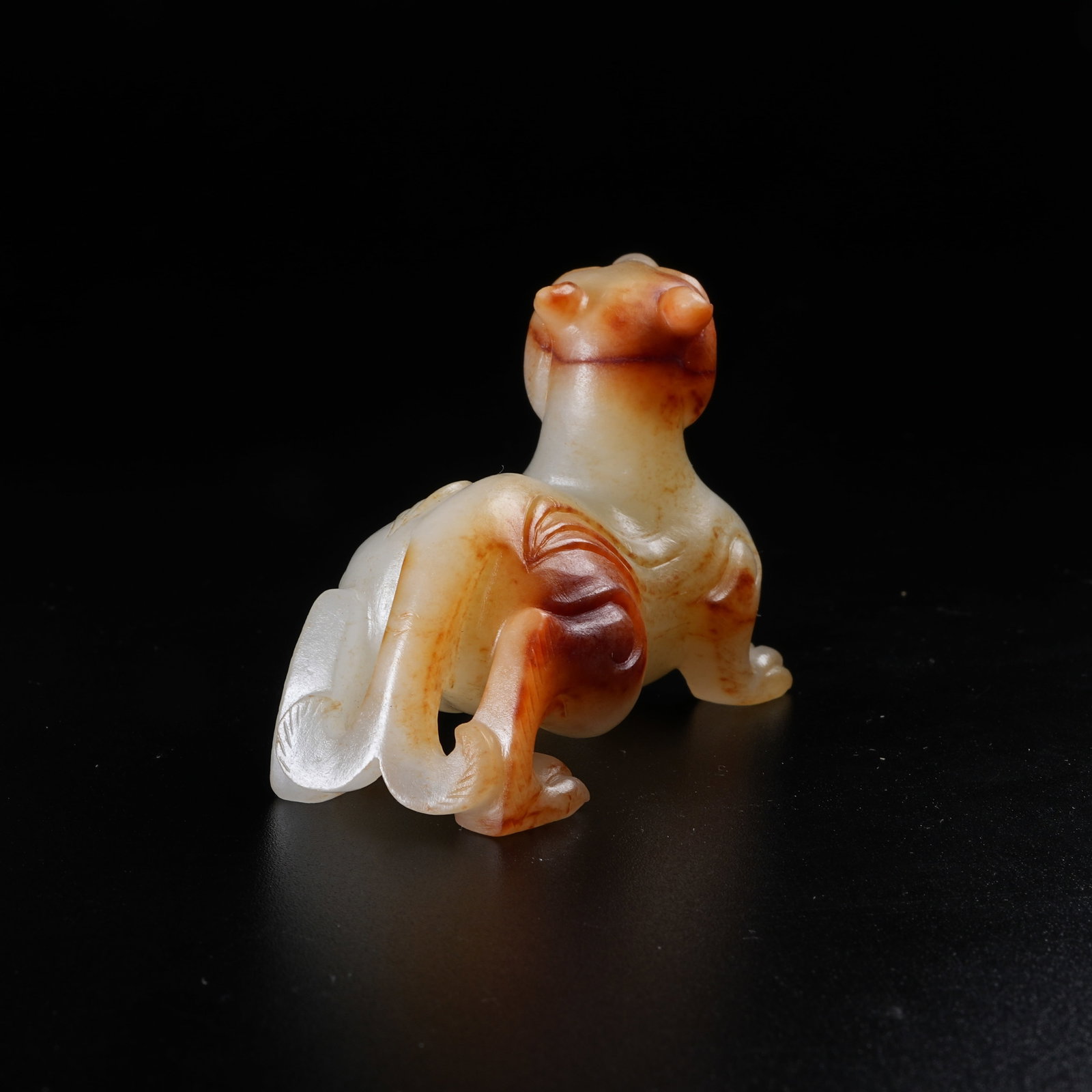 A ANCIENT JADE AUSPICIOUS BEAST - 4